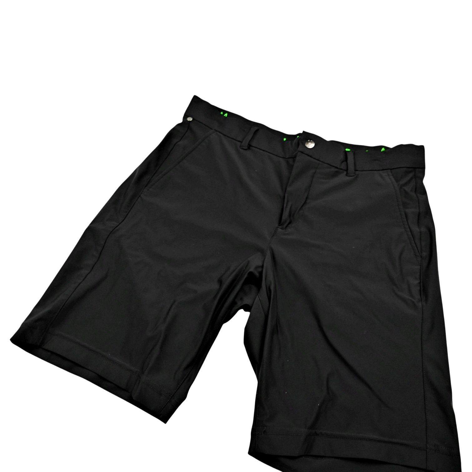 Psycho Bunny Psycho Bunny Black Gladwin Sport Shorts Performance Size US 32 / EU 48 - 2 Thumbnail