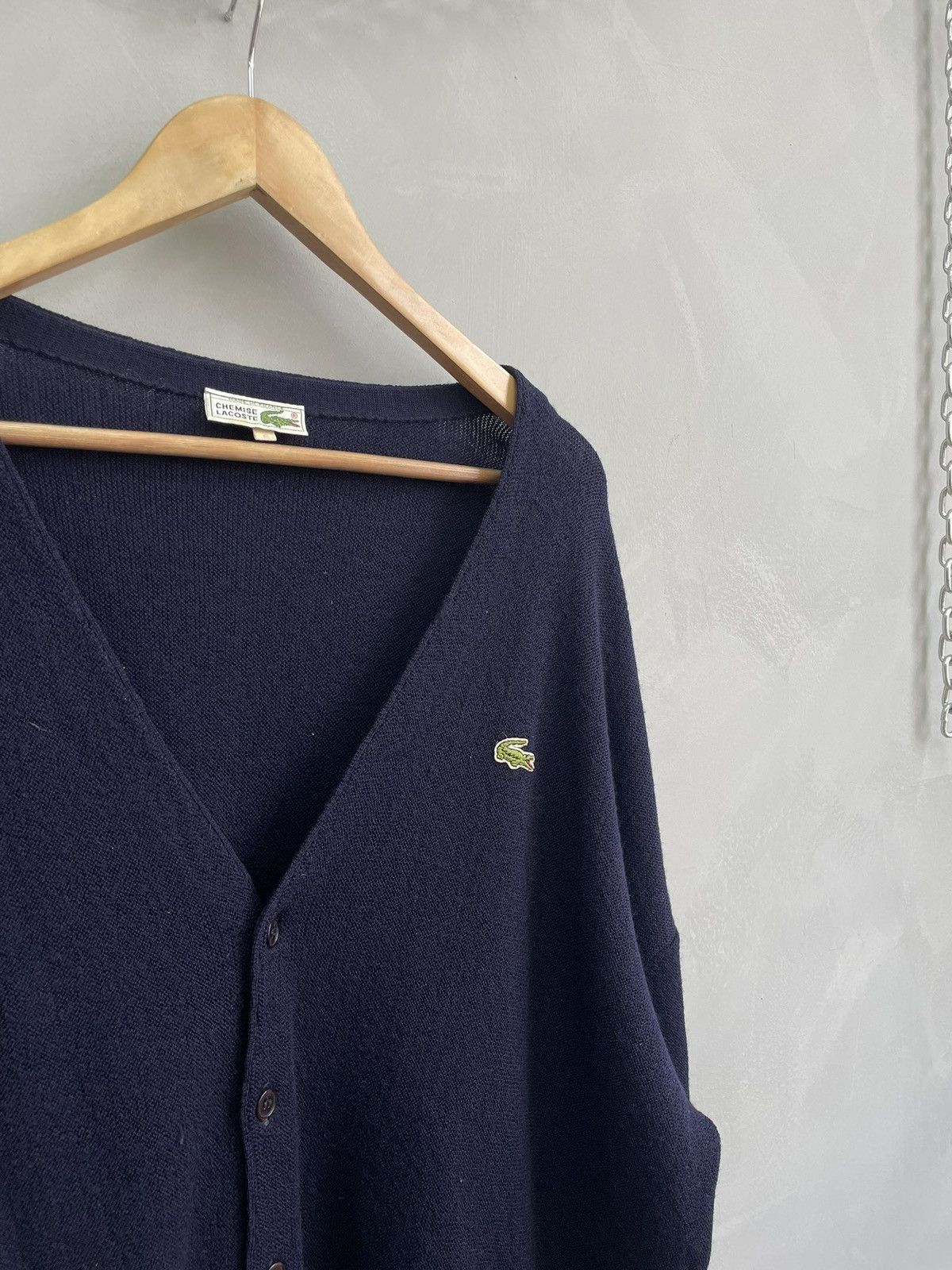 Lacoste Vintage Lacoste Chemise wool cardigan old money style y2k Size US L / EU 52-54 / 3 - 2 Thumbnail