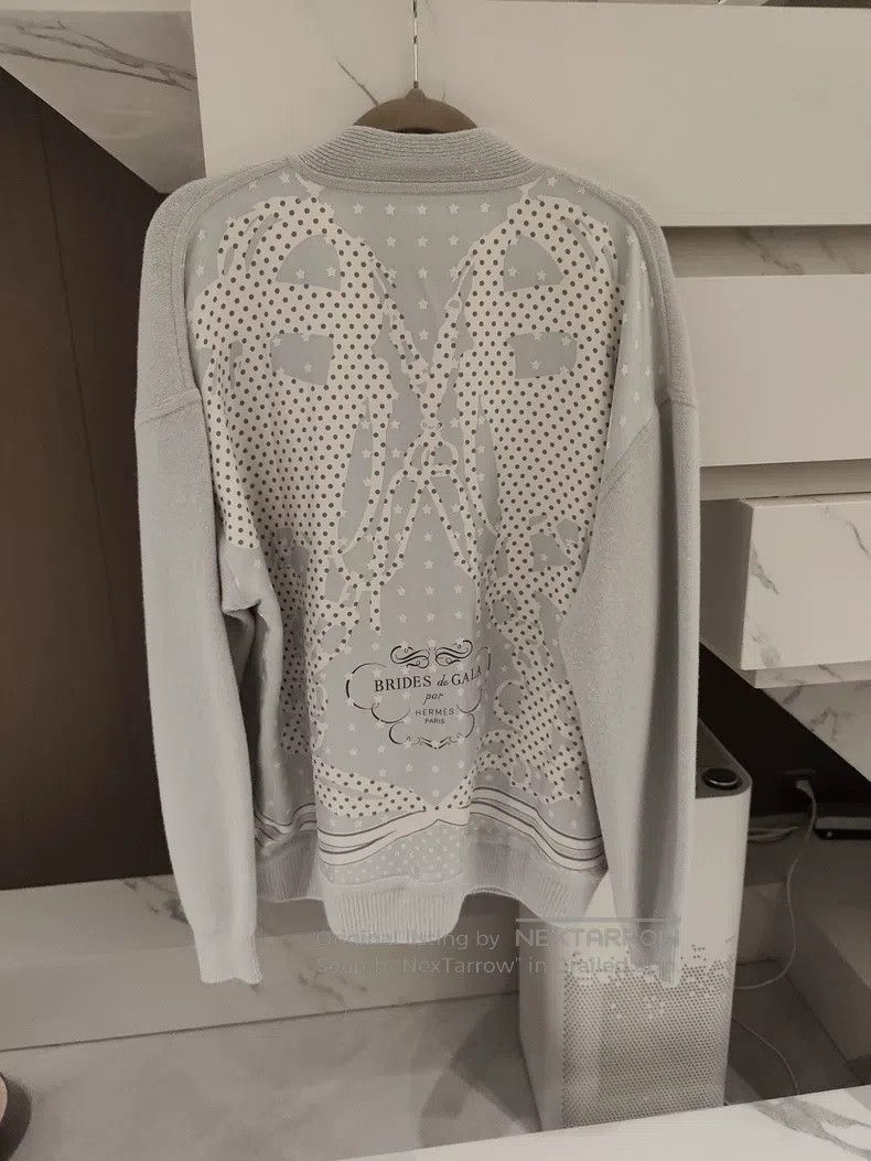Hermes Hermes Cardigan, baby blue color Size XS / US 0-2 / IT 36-38 - 3 Thumbnail