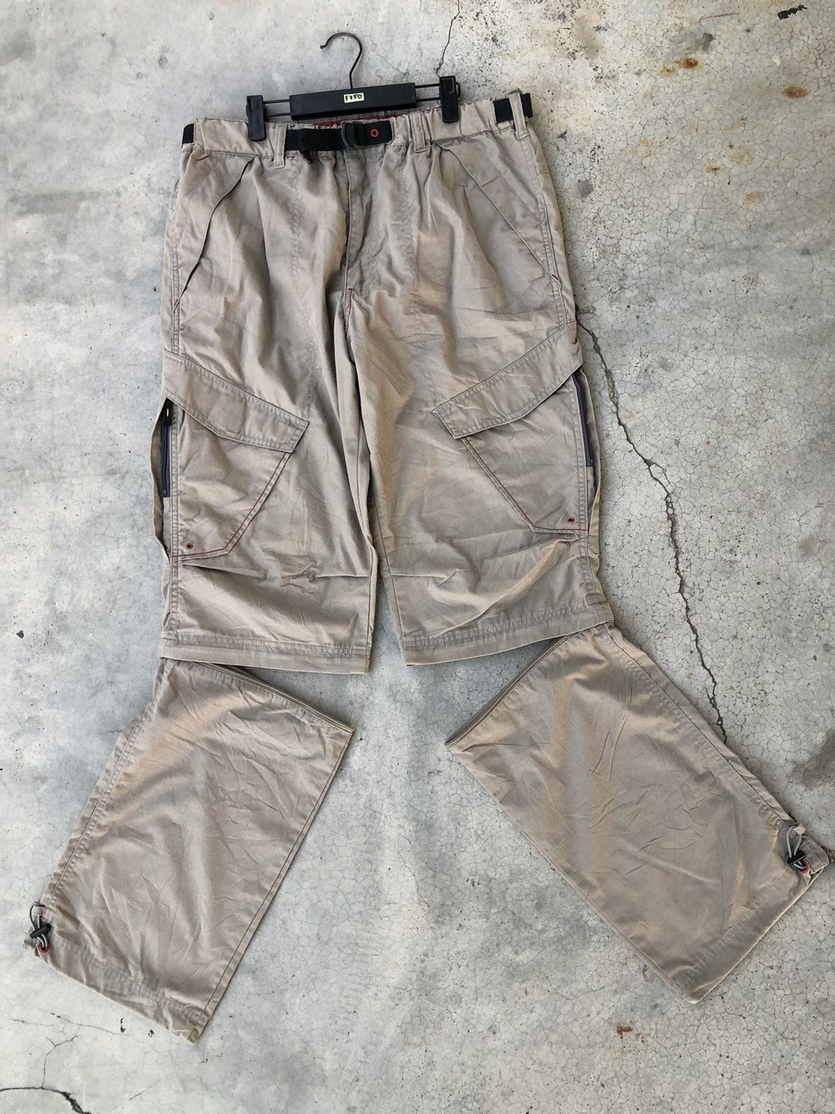 Designer Japanese Brand Cargo Pants 8 Pocket Free Style Size US 34 / EU 50 - 18 Thumbnail