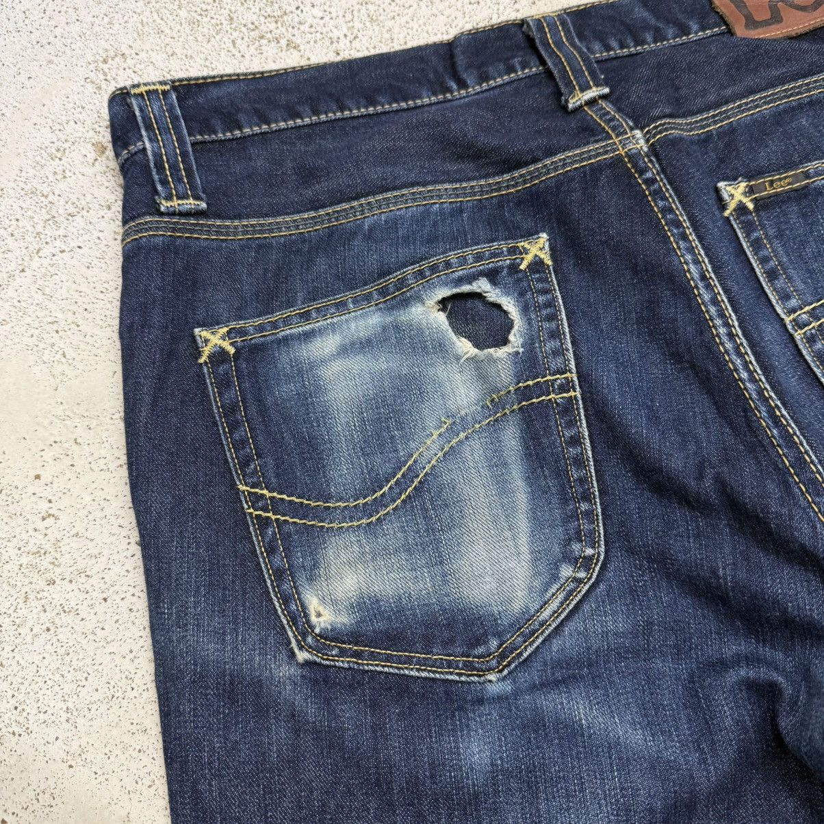 Lee Vintage Lee Used Sign Defects Style Denim Pants Size US 33 - 12 Thumbnail