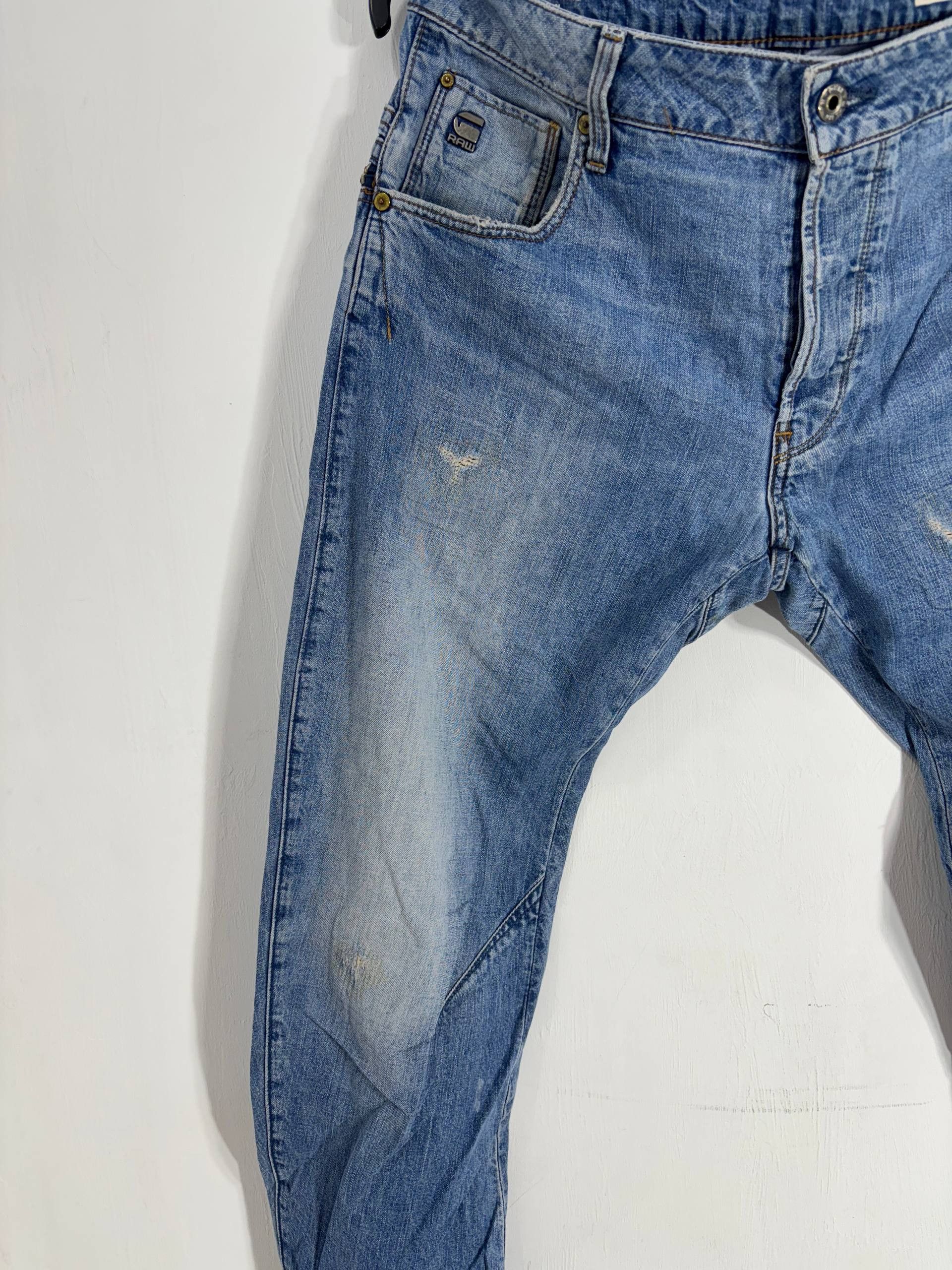 G-Star G-Star Arc Zip 3D Slim Biker Jeans W33 Size US 33 - 3 Thumbnail