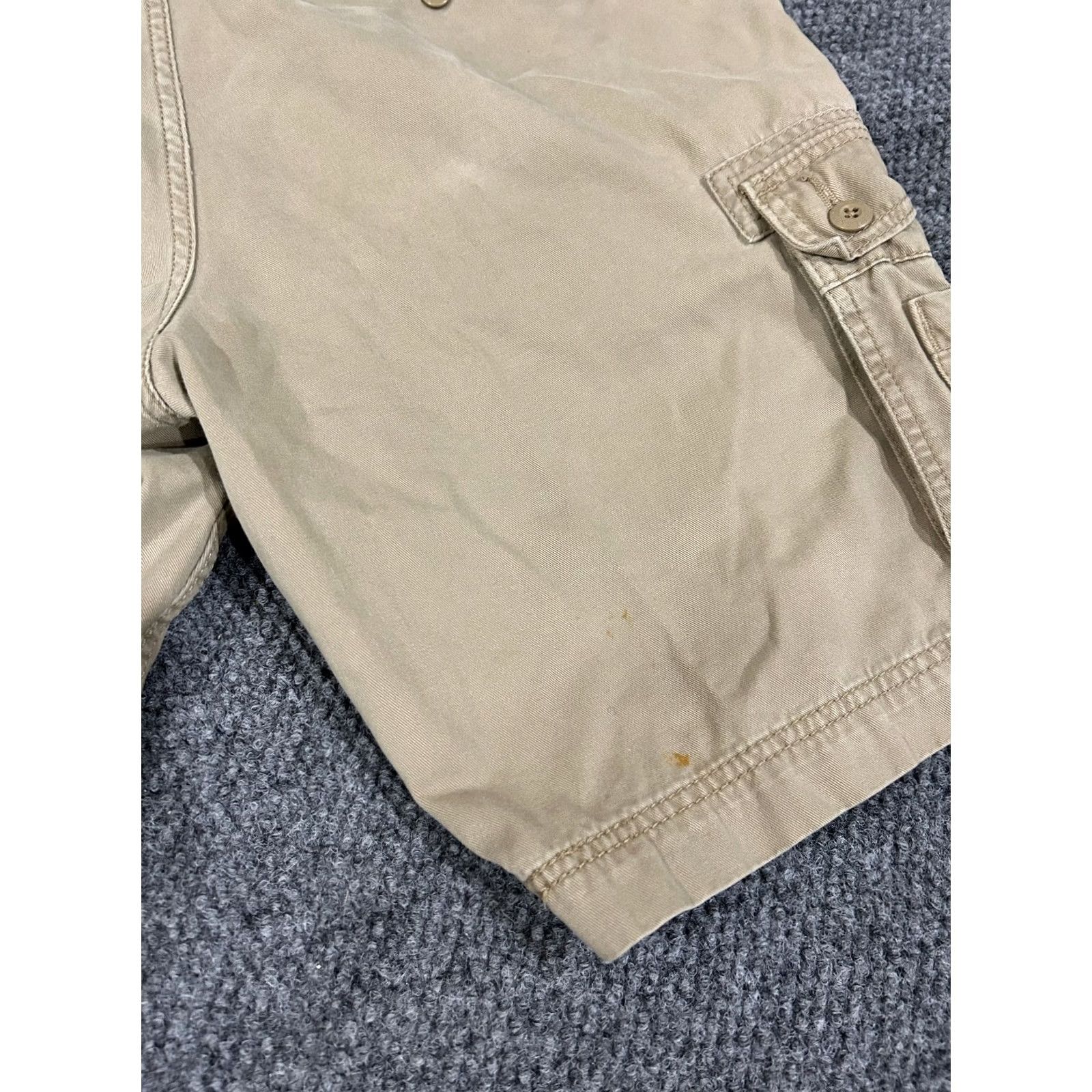 Levi's Levi's Cargo Shorts Mens 38 Khaki Cotton Casual Utility Flat Front Pockets Beige Army Inseam 10in Regular Size 38 Men Size US 38 / EU 54 - 7 Thumbnail