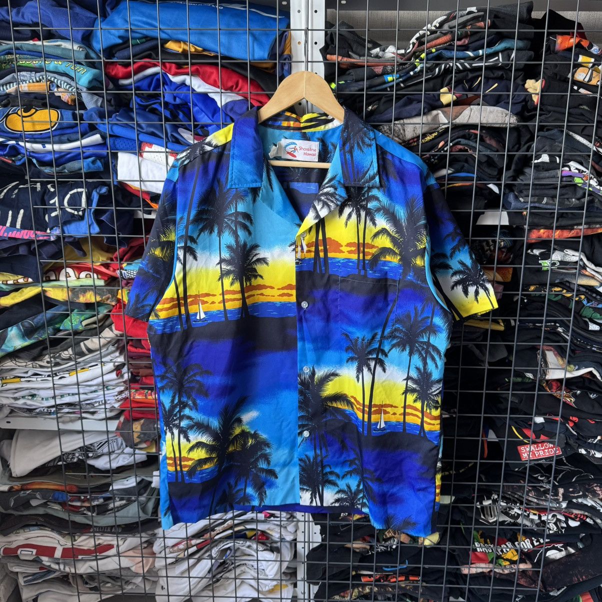 Vintage Vintage 80s Shoreline Hawaii Button Up Shirt Size US XL / EU 56 / 4 - 1 Thumbnail