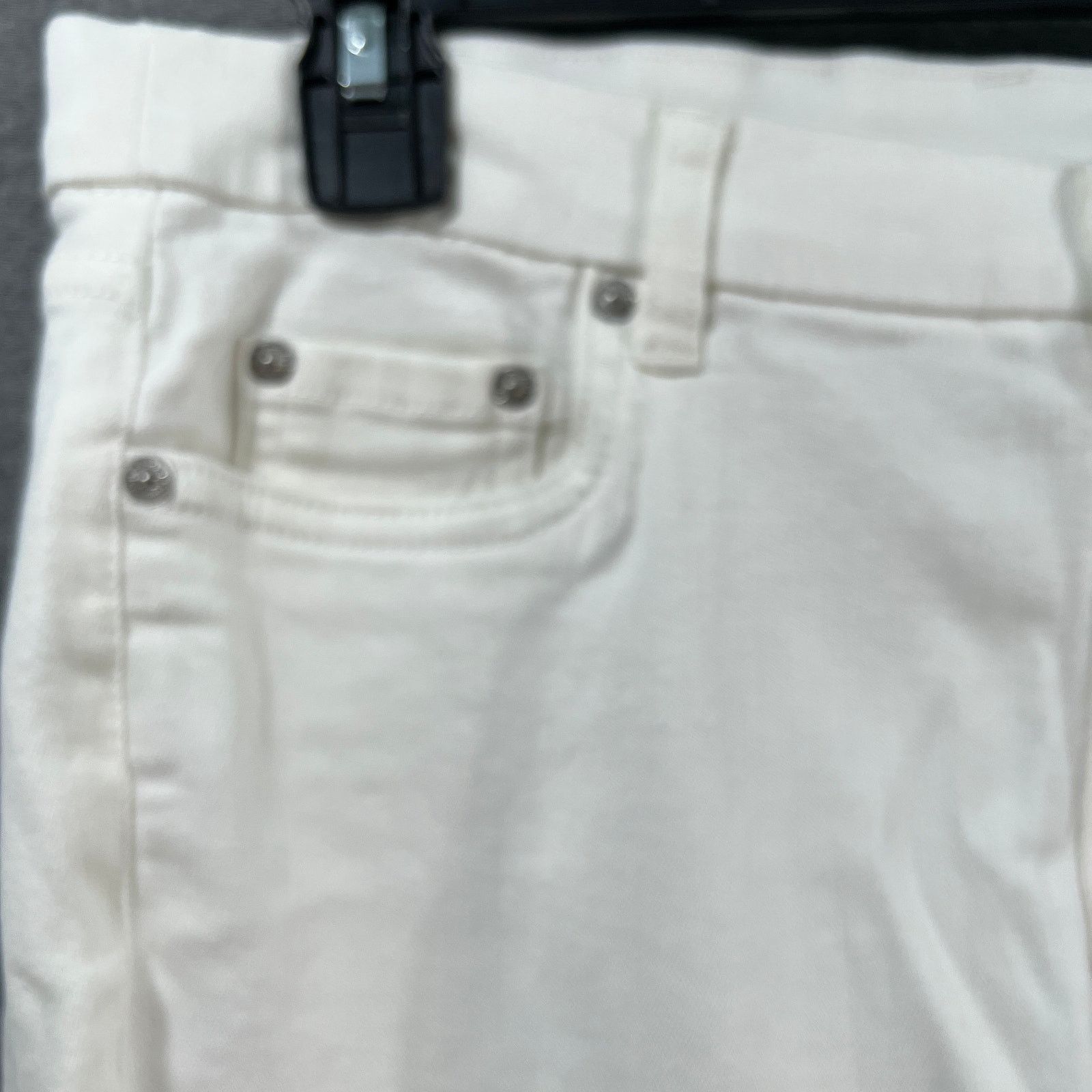 Other Denim & Co. Easy Stretch Petite Snap Cuff Slim Straight Jean Size 34" / US 12 / IT 48 - 12 Thumbnail