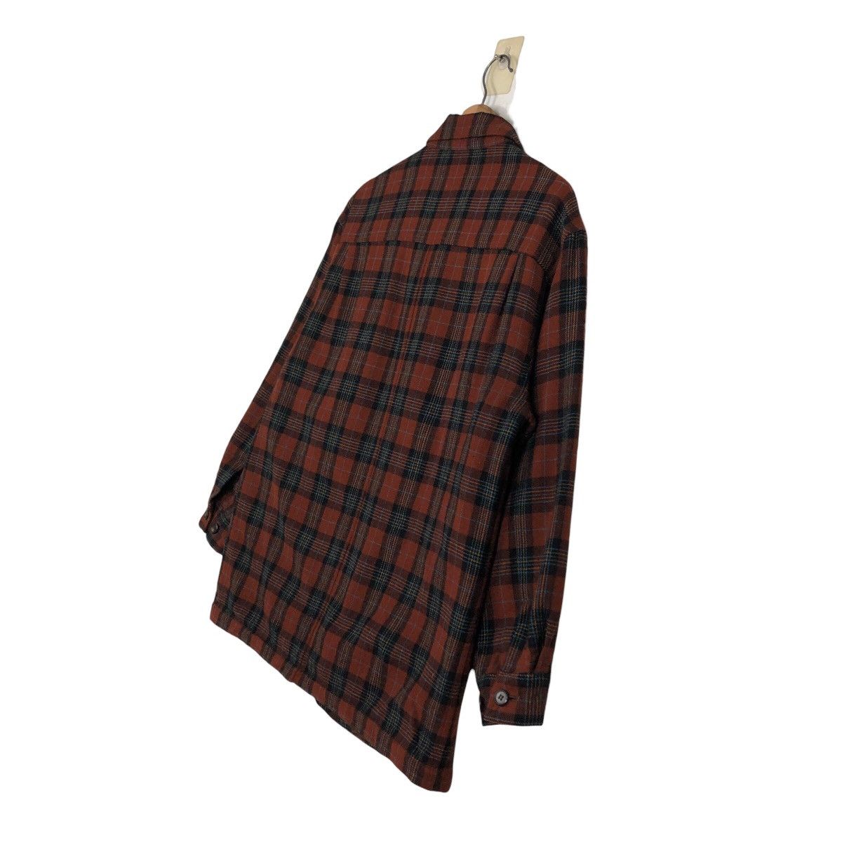 Japanese Brand 📌Vintage Wool Jacket Tartan Design Devanray Issey Miyake Size US M / EU 48-50 / 2 - 11 Thumbnail