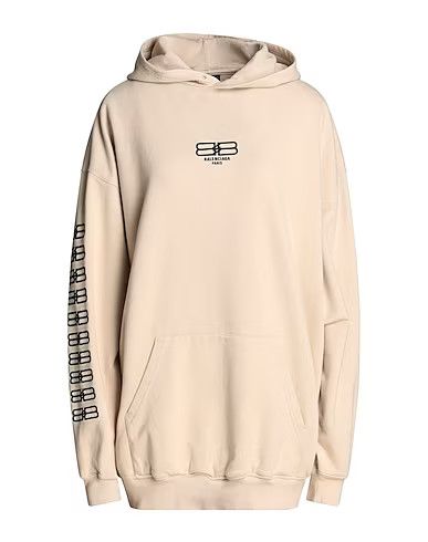 o1in1g0324 Small Fit Hodie in Beige/Black