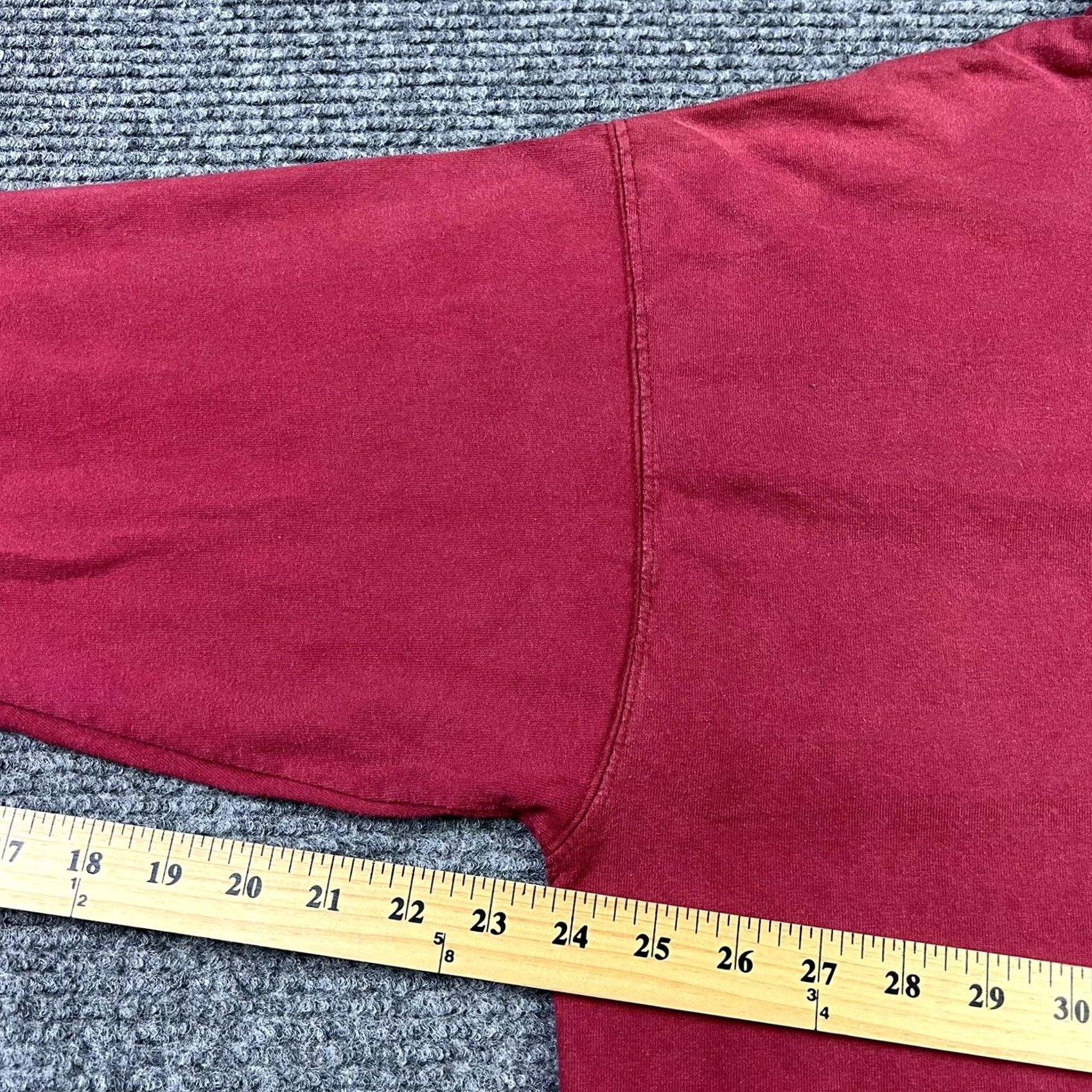 Wilson VINTAGE Wilson Pro 5000 Logo Long Sleeve Red T-Shirt Mens 2XL 100% Cotton Size US XXL / EU 58 / 5 - 7 Thumbnail