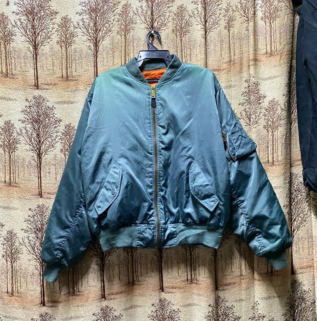 Japanese Brand Jacket Flyers Man intermedate MA 1 Size US L / EU 52-54 / 3 - 2 Thumbnail
