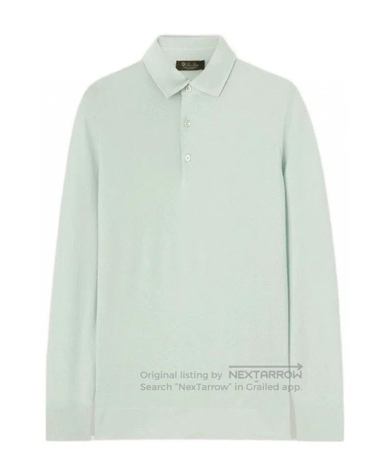 Loro Piana Loro Piana Cashmere Knit Polo Shirt. Size US XL / EU 56 / 4 - 2 Thumbnail