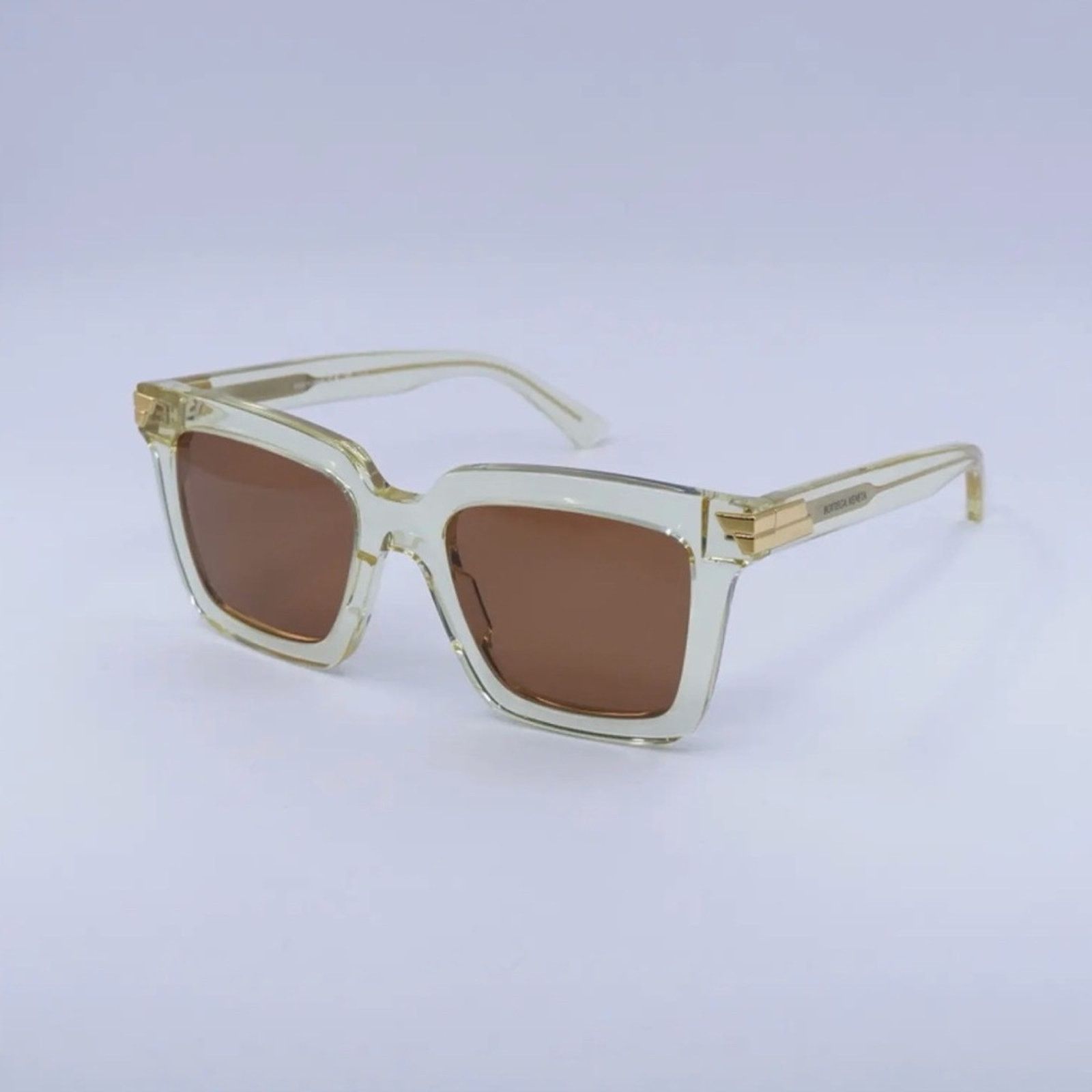 Bottega Veneta New! Bottega Veneta BV1005S 005 Tan Sunglasses, Authentic Size ONE SIZE - 8 Thumbnail