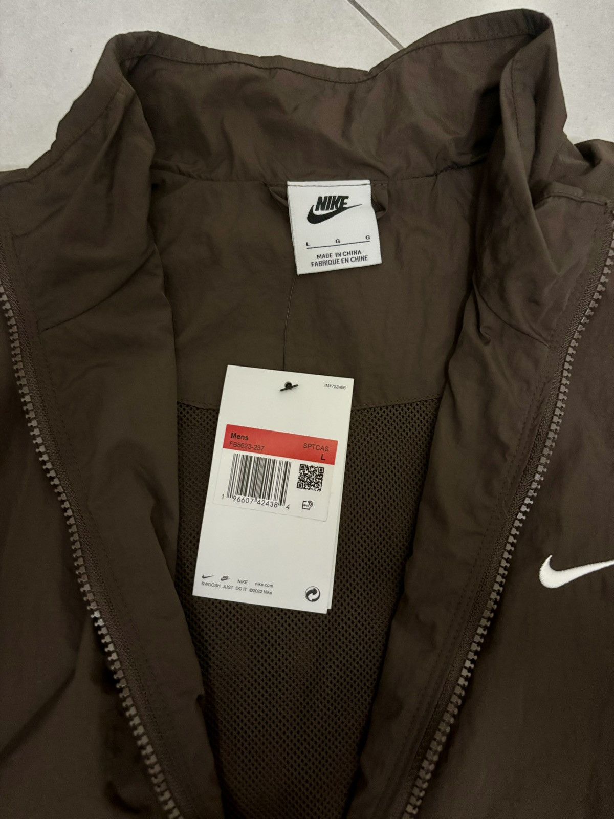 Nike Nike Sportswear Solo Swoosh Men's Woven Track Jacket Size US L / EU 52-54 / 3 - 3 Thumbnail
