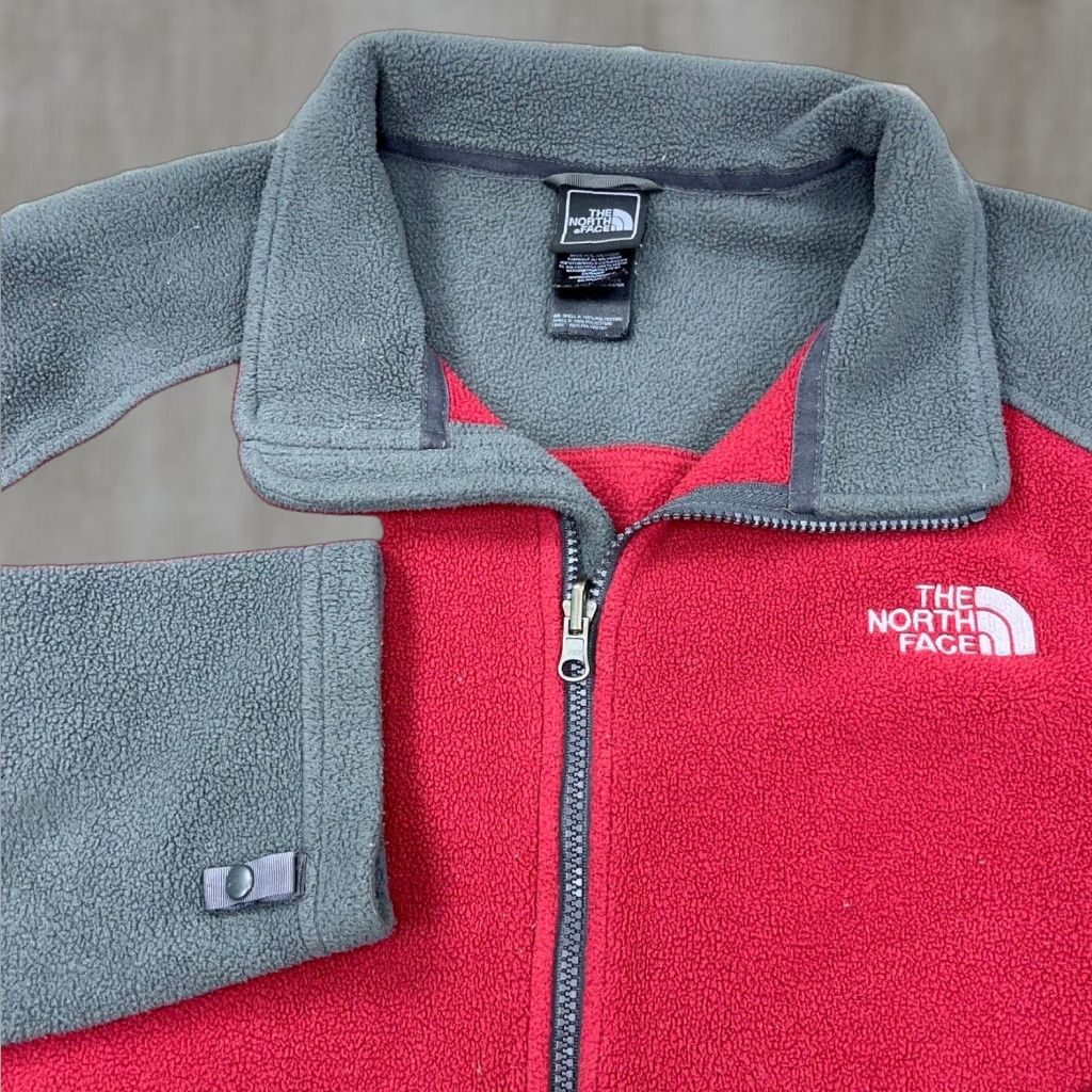 The North Face The North Face Jacket Men L Pink Gray Fleece Interchange Coat Layer Zip All Seasons Pockets Zipper Logo Embroidered Streetwear Casual Size US L / EU 52-54 / 3 - 1 Thumbnail