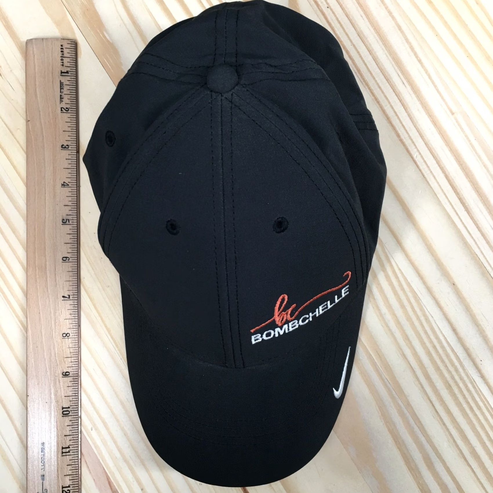 Nike Nike Be Bombchelle Baseball Cap Hat Mens OS Black Dri-Fit Adjustable Legacy91 Size ONE SIZE - 4 Thumbnail