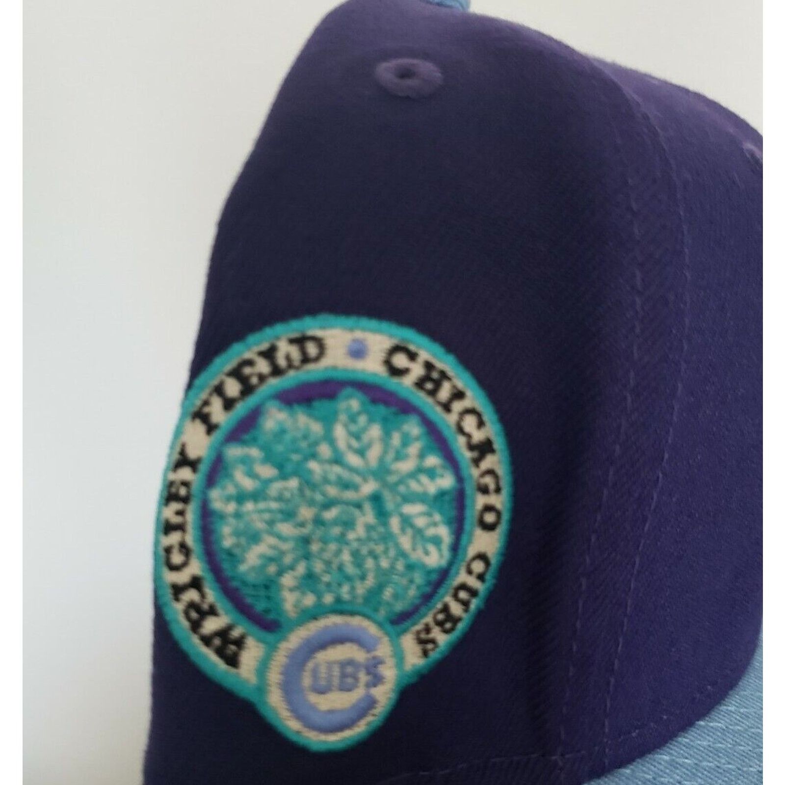 New Era Chicago Cubs Hat Wrigley Field Purple 59Fifty 7 3/4 New Era Size ONE SIZE - 3 Thumbnail