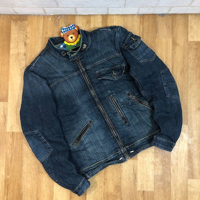 True religion distressed denim on sale jacket