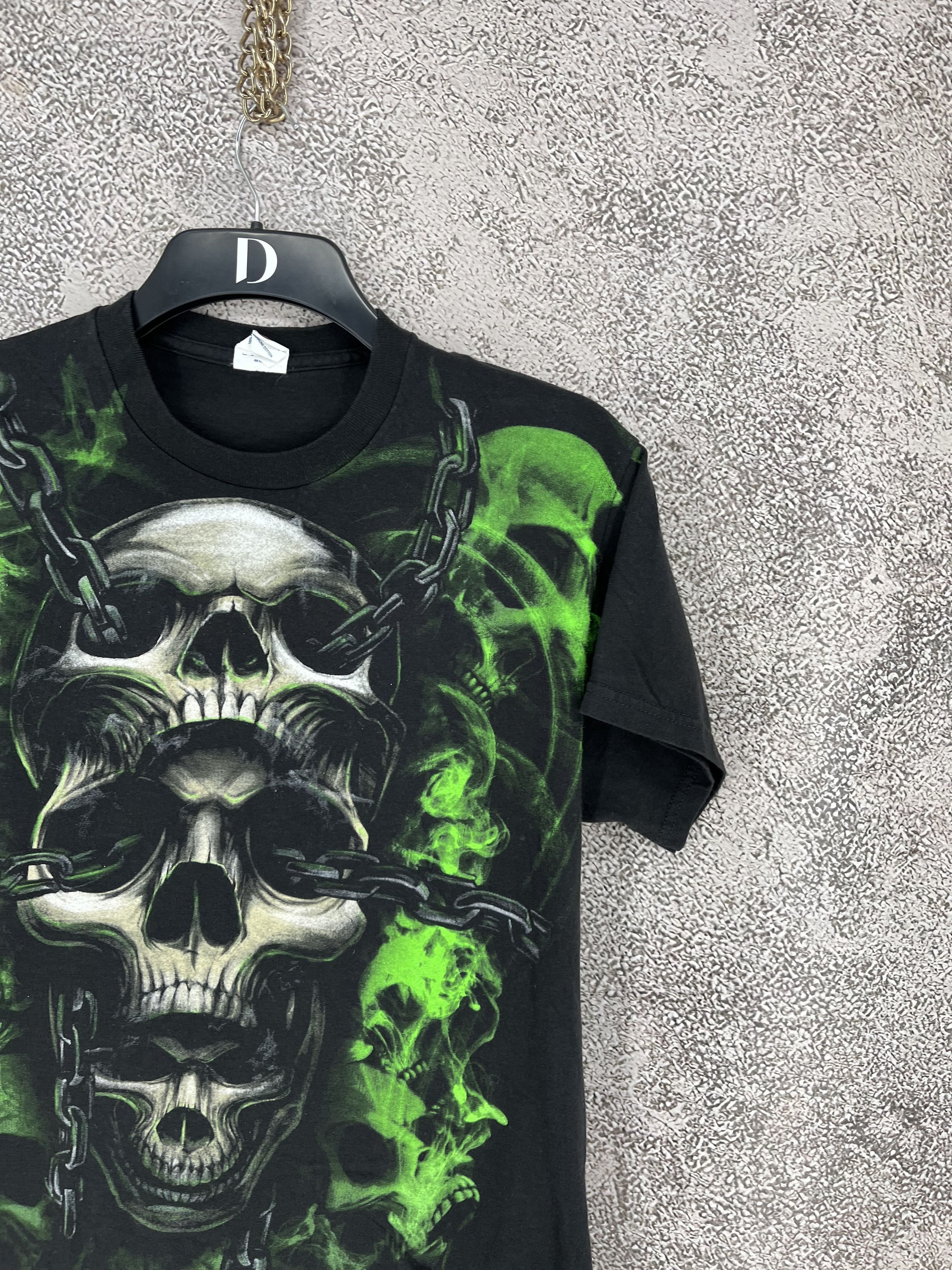 Band Tees Vintage Skull Smoke Rocky Asap Fashion raptees Size US M / EU 48-50 / 2 - 5 Thumbnail