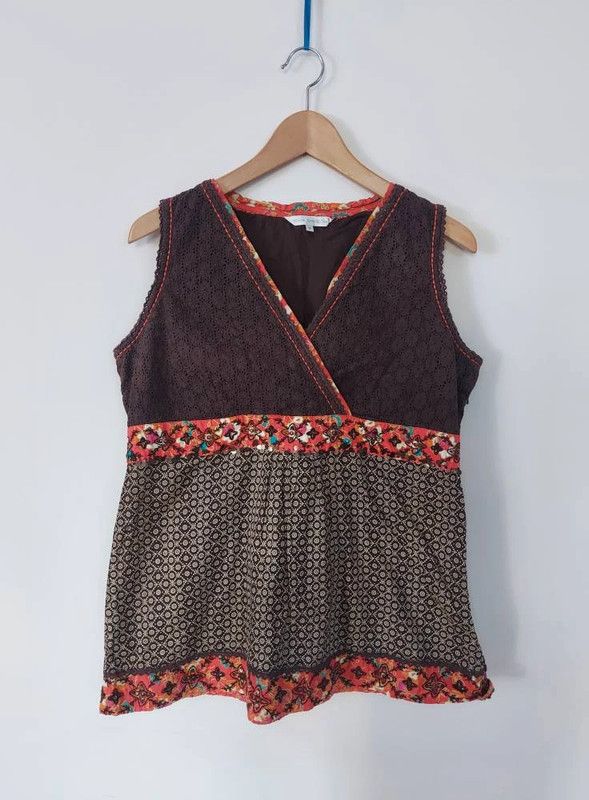Vintage John Rocha vintage top 16 Size XL / US 12-14 / IT 48-50 - 5 Thumbnail
