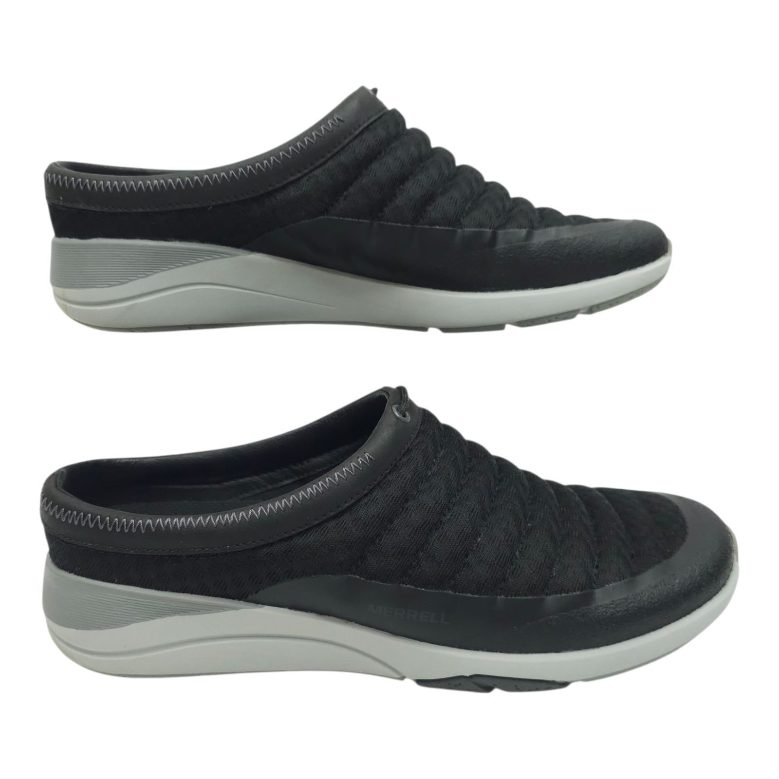 Merrell Merrell Applaud Mesh Slide Womens 10 Black Quilted Mules Size US 10 / IT 40 - 2 Thumbnail