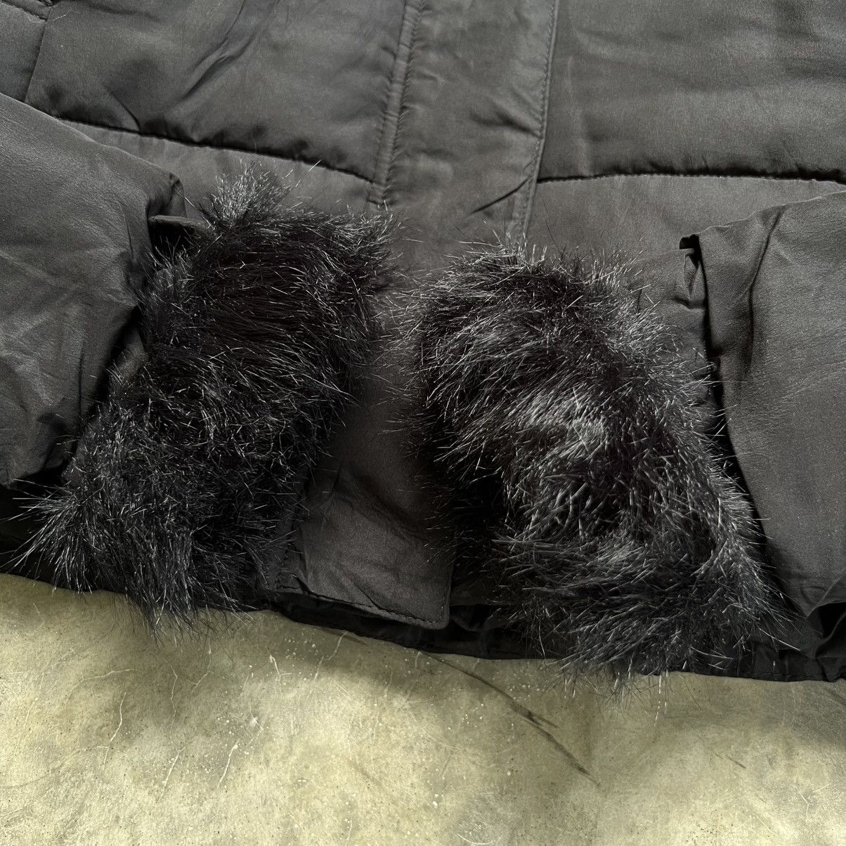Hysteric Glamour 2000s GRL Hysteric Style Puffer Boxy Fur Zip Jacket Size ONE SIZE - 8 Thumbnail