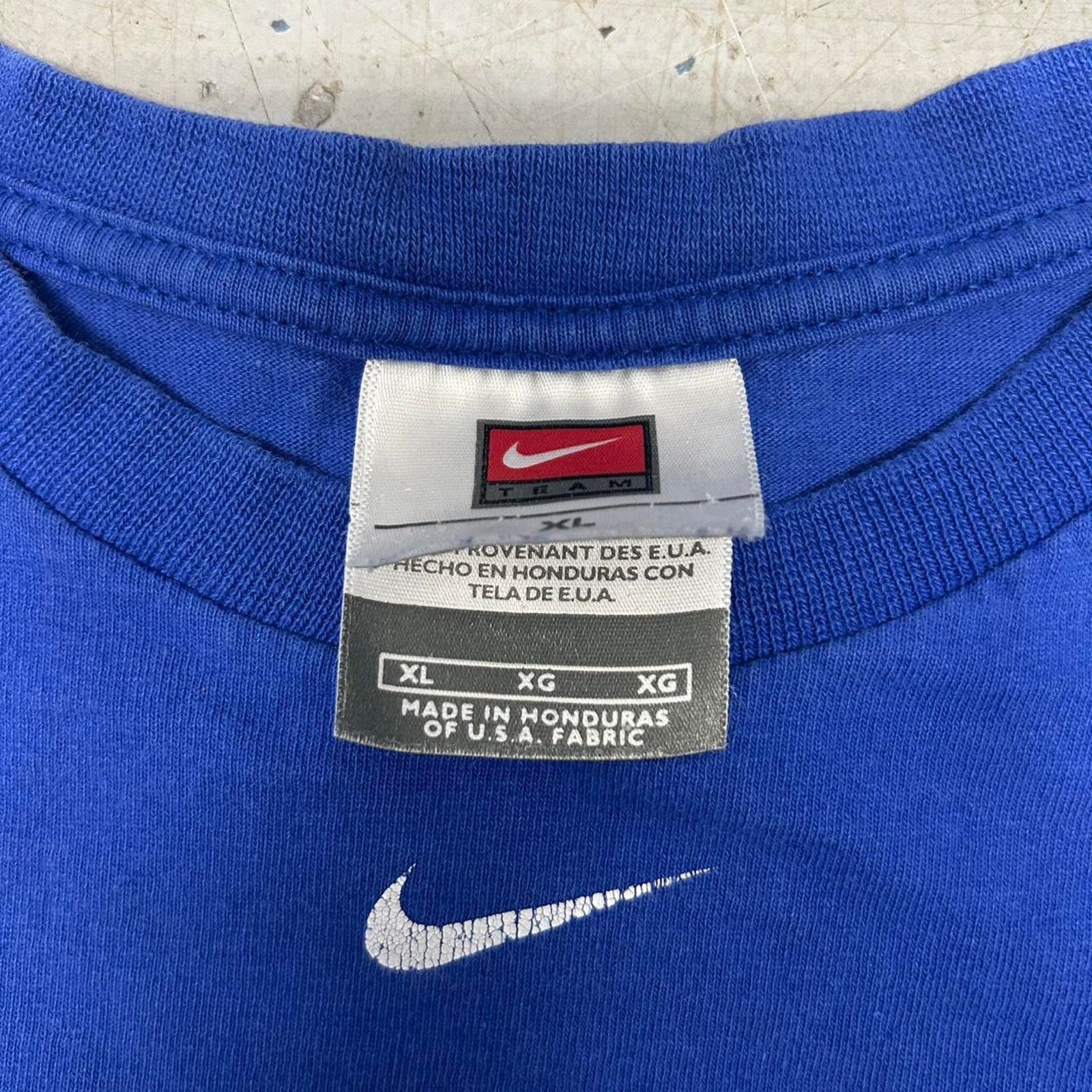 Nike VTG/Y2K Blue Nike Duke Basketball graphic tee Size US XL / EU 56 / 4 - 4 Thumbnail