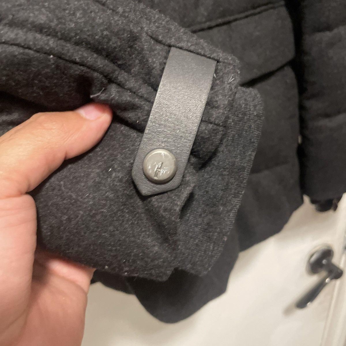 Polo Ralph Lauren × Ralph Lauren × Ralph Lauren Black Label Ralph Lauren RL Black Label Wool Down Jacket Hooded Size XL Size US XL / EU 56 / 4 - 10 Thumbnail