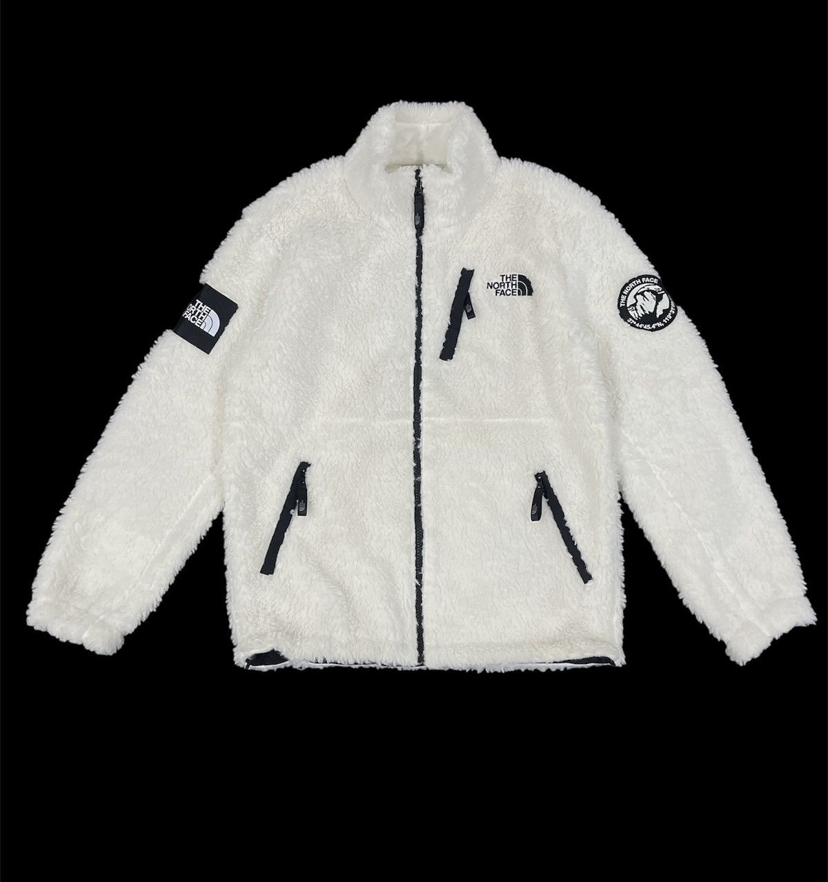The North Face × Vintage The North Face Fleece White Enbroidery Logo Size S Size US S / EU 44-46 / 1 - 2 Thumbnail
