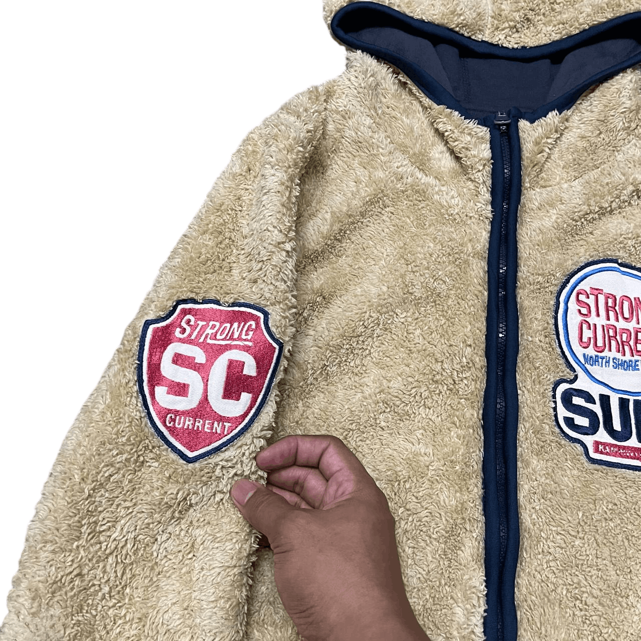 Ocean Current Vintage Strong Current North Shore Hawaii Reversible Hoodie Size US S / EU 44-46 / 1 - 7 Thumbnail