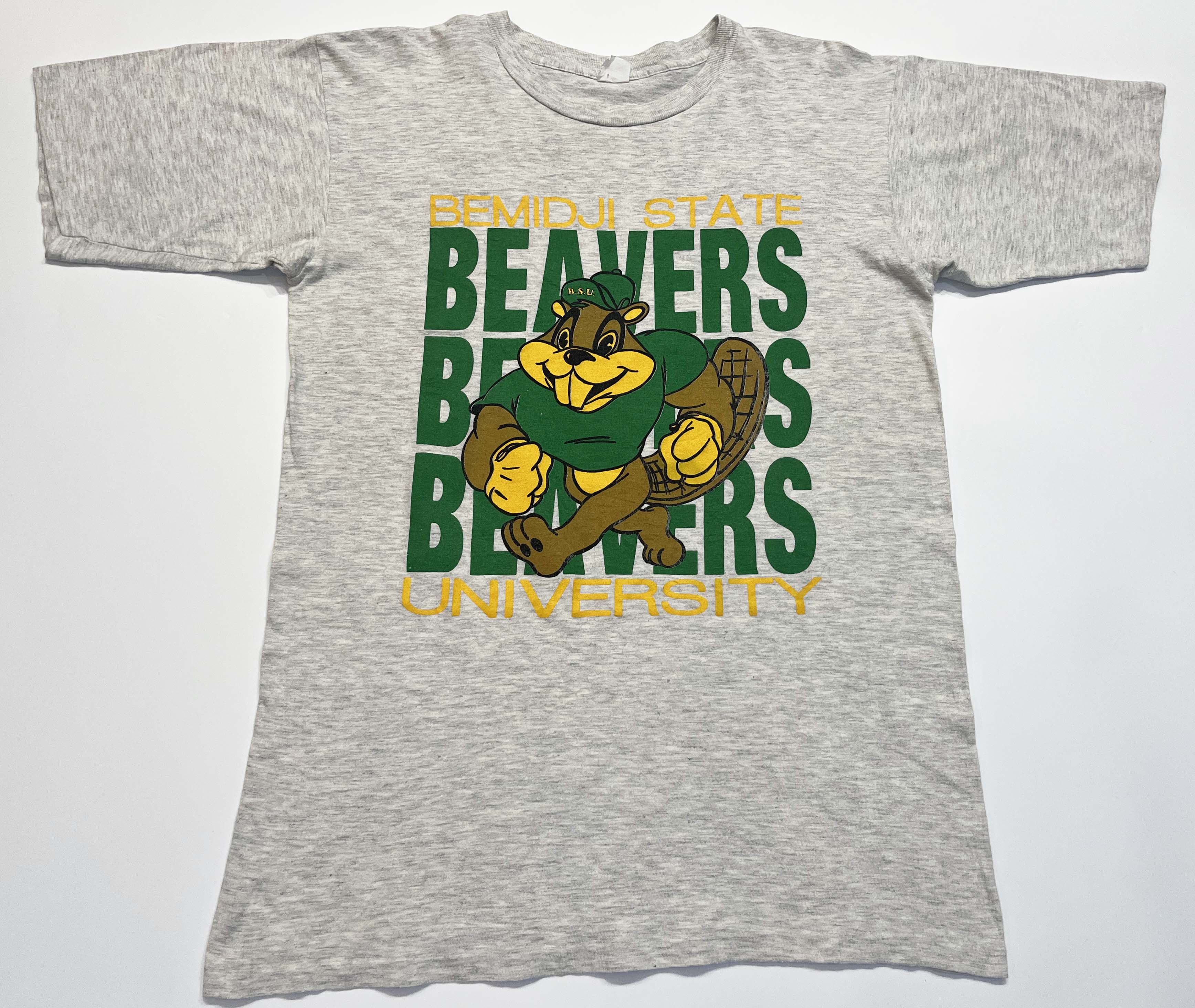 Vintage Vintage BSU Bemidji State Beavers University NCAA T-Shirt Size US L / EU 52-54 / 3 - 1 Thumbnail