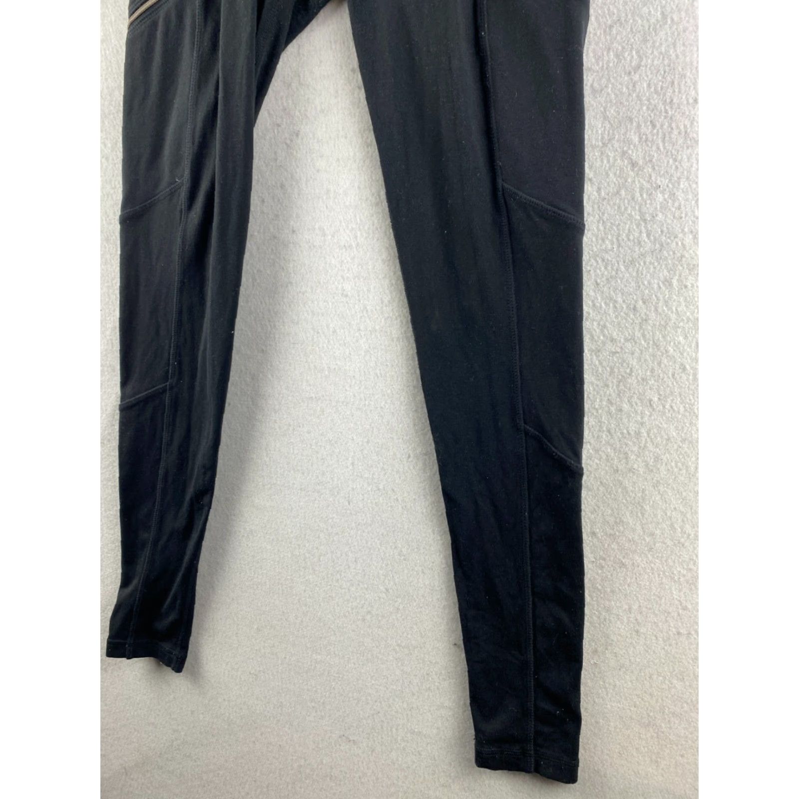 Athleta Athleta Pants Womens XS Black Compression Stretch Tights Zip Pockets Activewear Size 26" / US 2 / IT 38 - 5 Thumbnail
