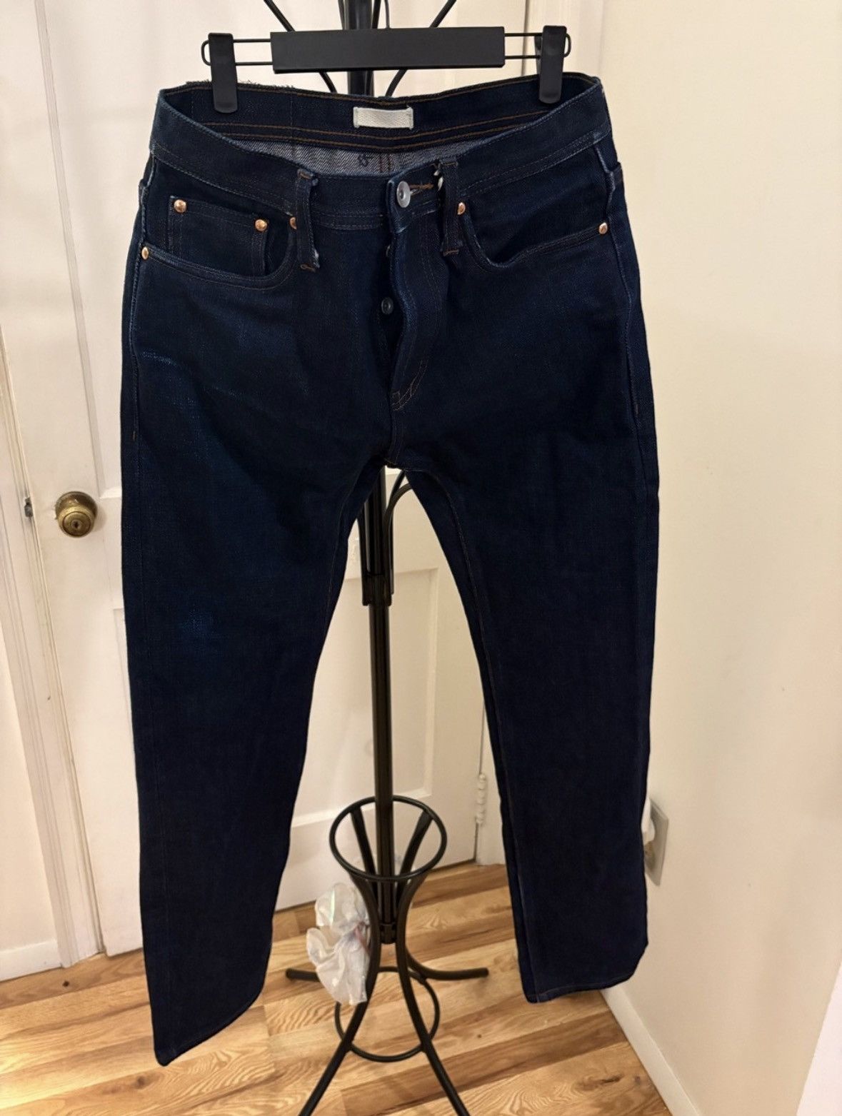 The Unbranded Brand Unbranded Brand 21oz Heavyweight Denim Jeans Size US 31 - 1 Thumbnail