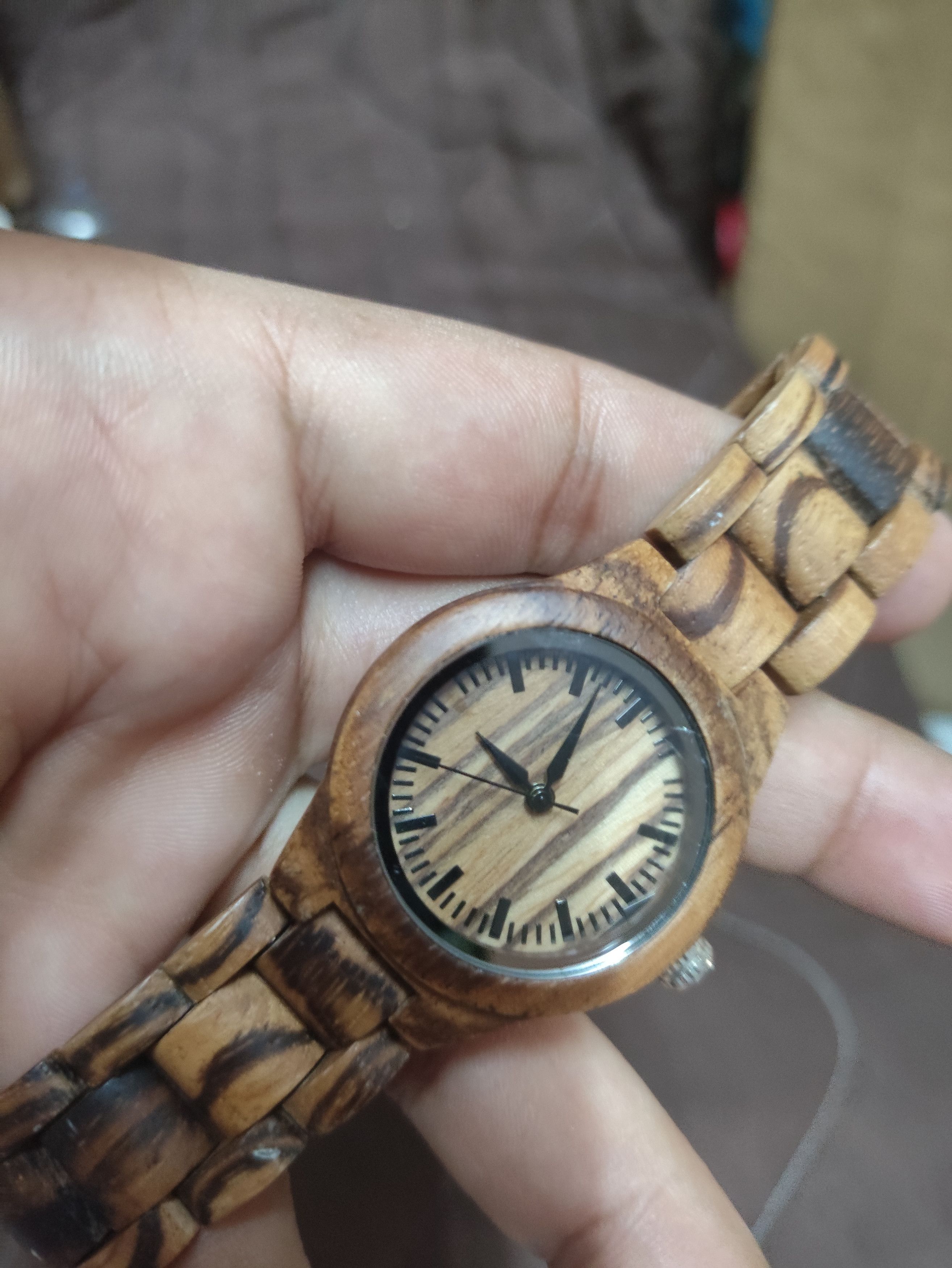 Vintage Retro Vintage FULLY Wood Watch Material (Handmade Design) Size ONE SIZE - 9 Thumbnail