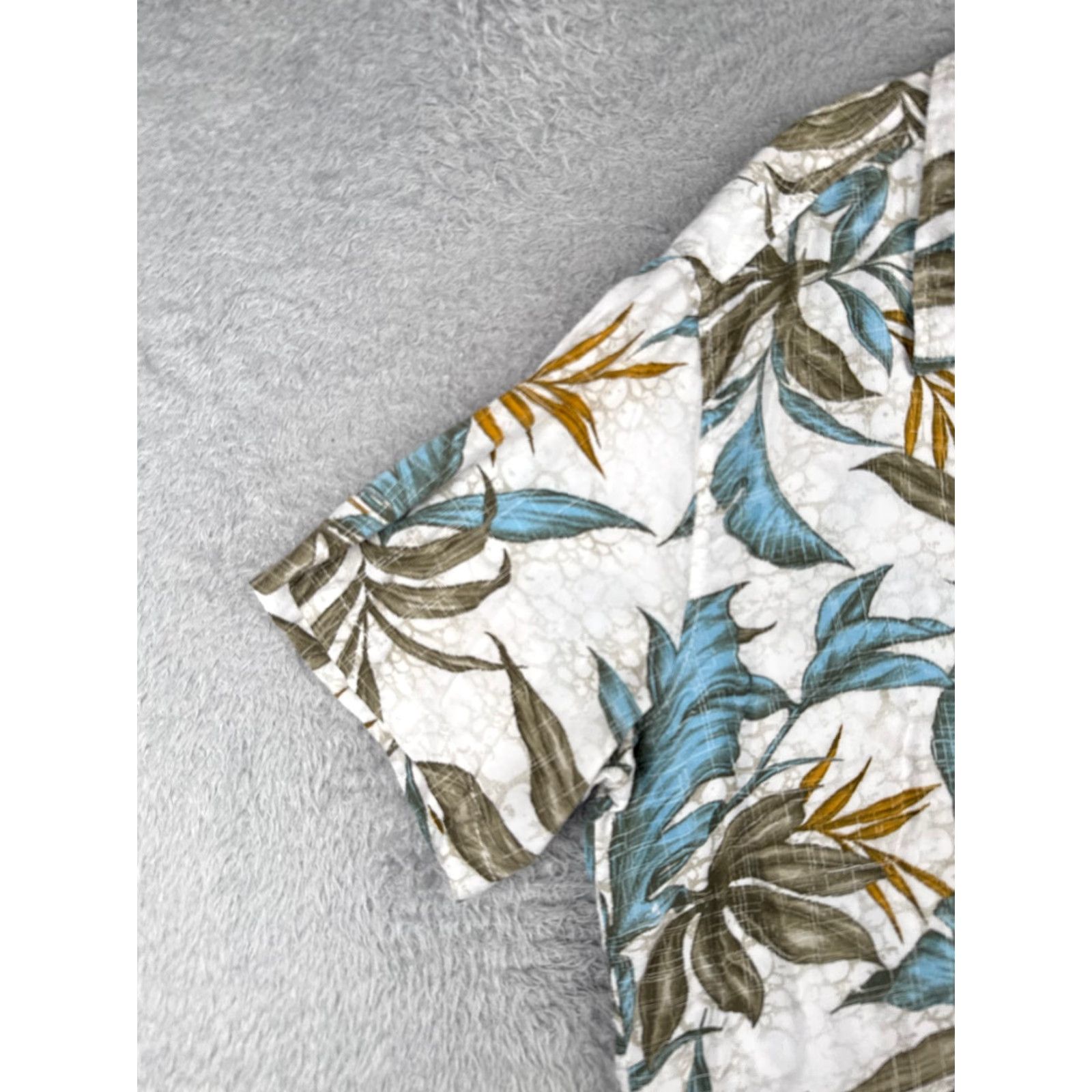 Vintage Margaritaville Men Shirt Hawaiian 2XL White Floral Button-Up Rayon Slim Size US XXL / EU 58 / 5 - 3 Thumbnail