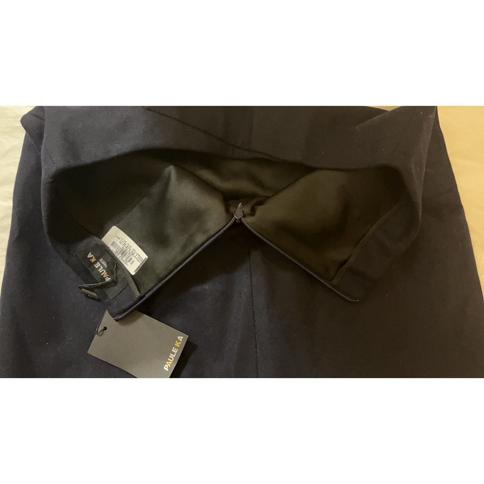 Other PAULE KA Paris Dark Blue Wool Skirt ~ M ~ "sample" ~ NEW Size 28" / US 6 / IT 42 - 5 Thumbnail