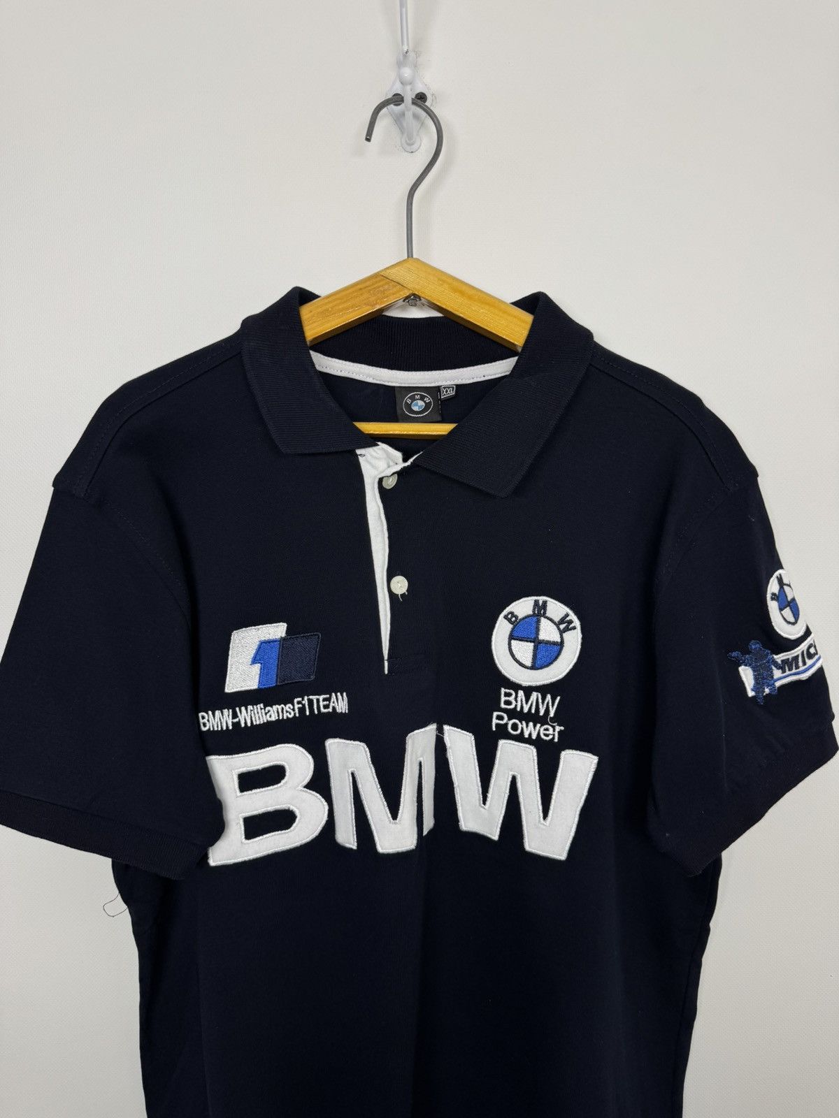 BMW Vintage Y2k Racing F1 Williams BMW Team 90’s Size US XXL / EU 58 / 5 - 2 Thumbnail