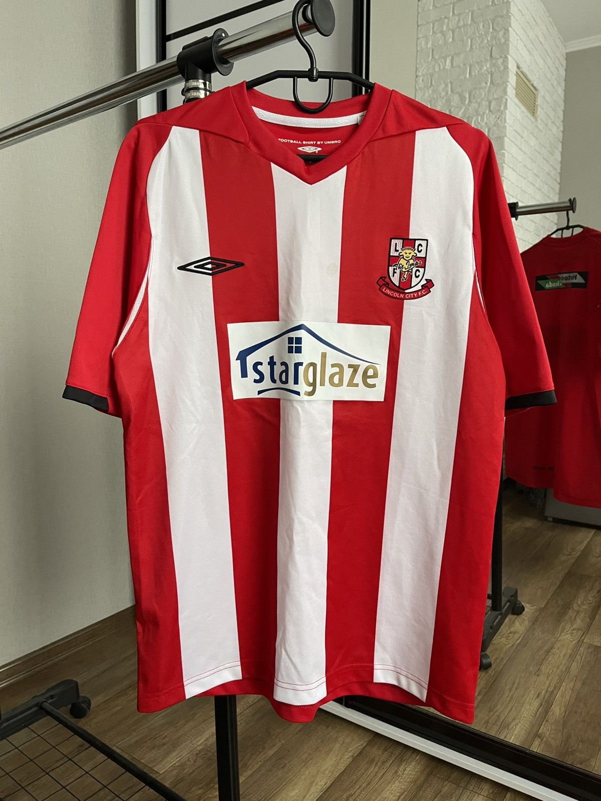 Umbro 2007/2008 Lincoln City FC Umbro Vintage Soccer Jersey Tee Size US M / EU 48-50 / 2 - 1 Thumbnail