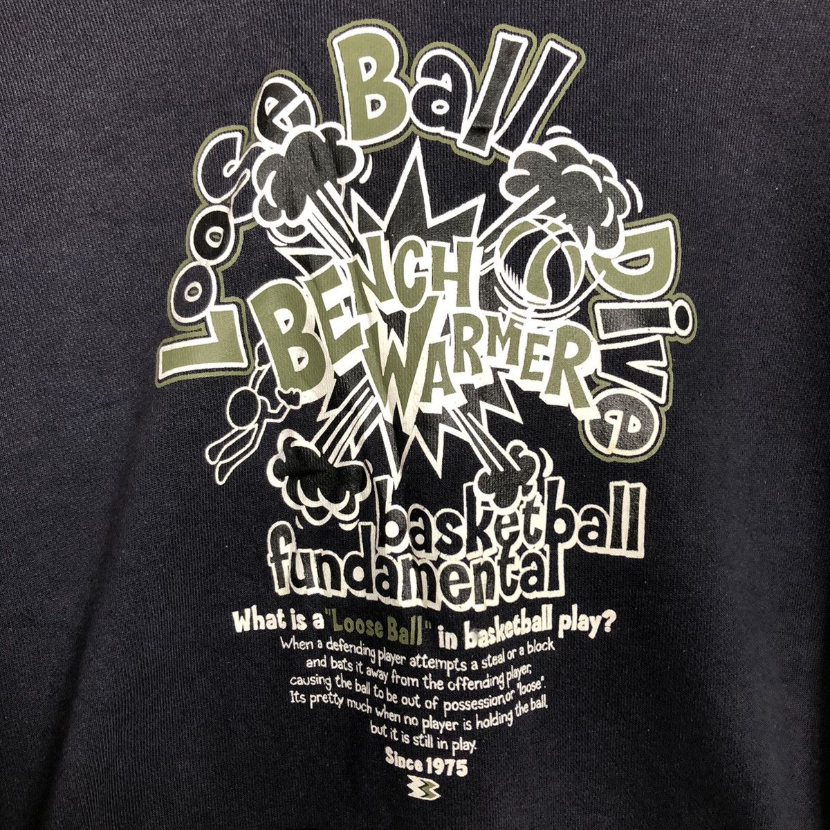 Japanese Brand 📌Vintage Hoodie Pull Over Bench Warmer Basket Ball Big Logo Size US M / EU 48-50 / 2 - 17 Thumbnail