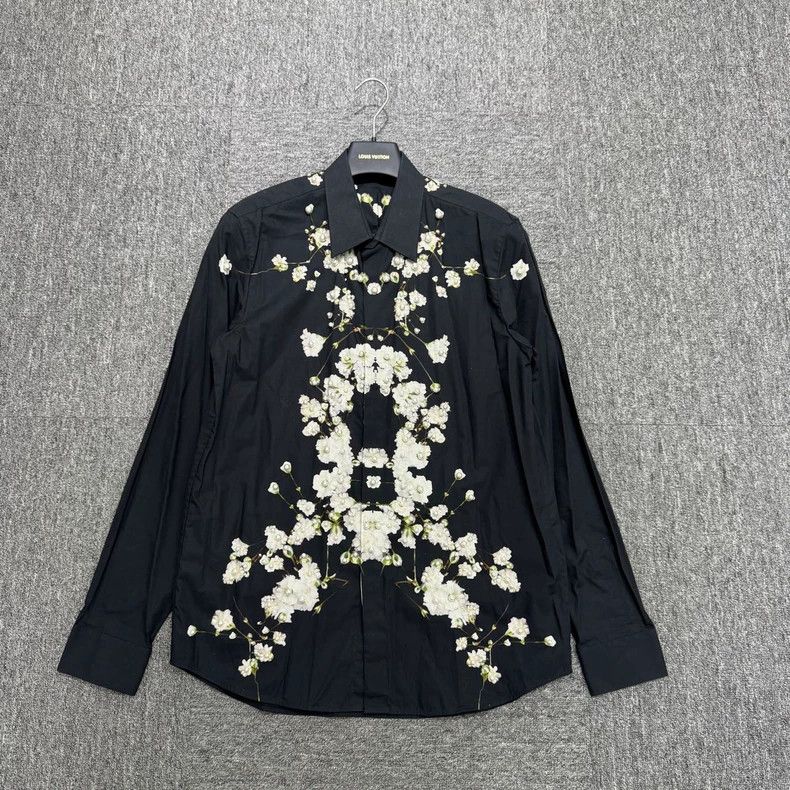 Givenchy Givenchy Floral Pearl Shirt Size US L / EU 52-54 / 3 - 1 Thumbnail
