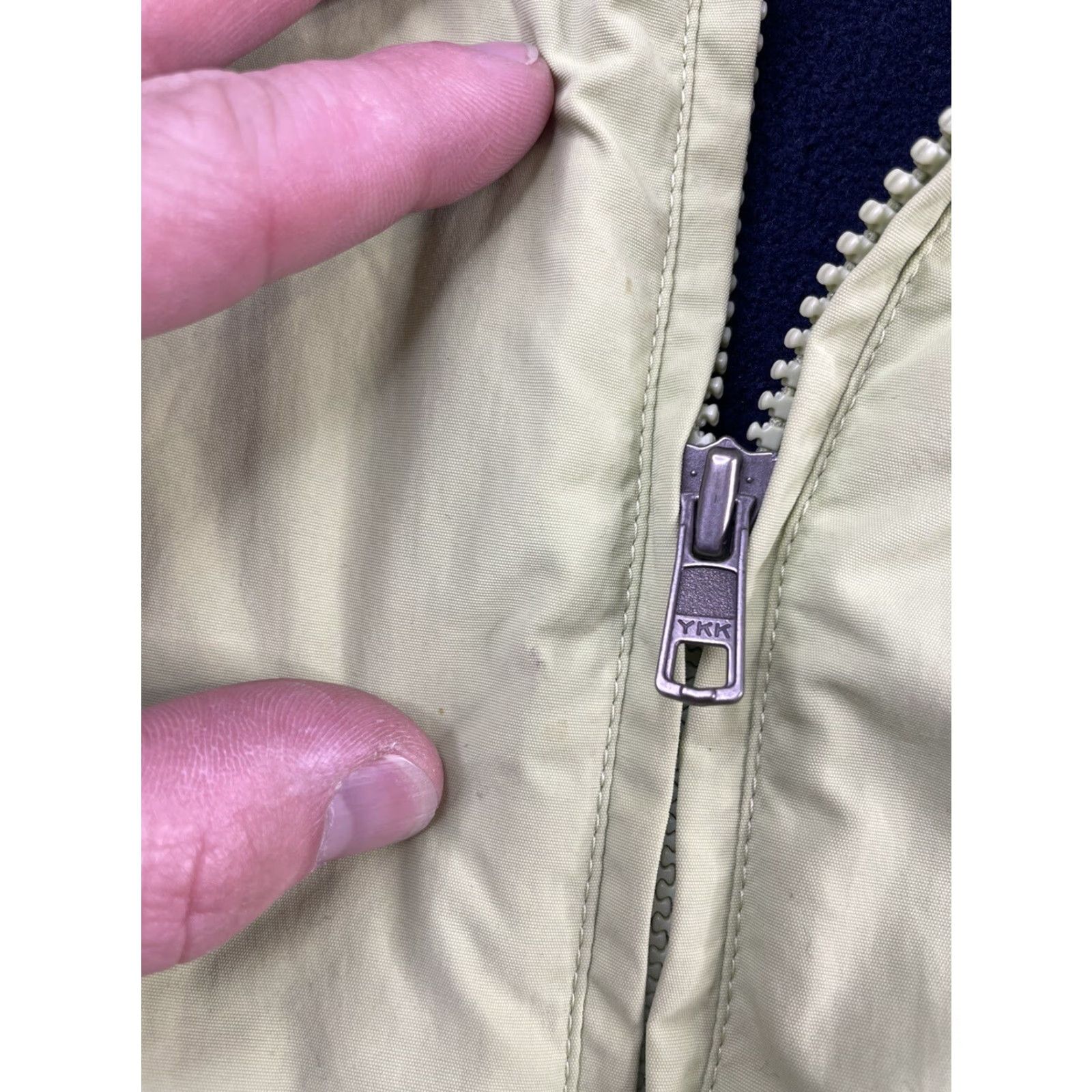 Vintage L.L. Bean Vest Womens Medium Reg Green Nylon Fleece Lined 0WY09 Size M / US 6-8 / IT 42-44 - 3 Thumbnail