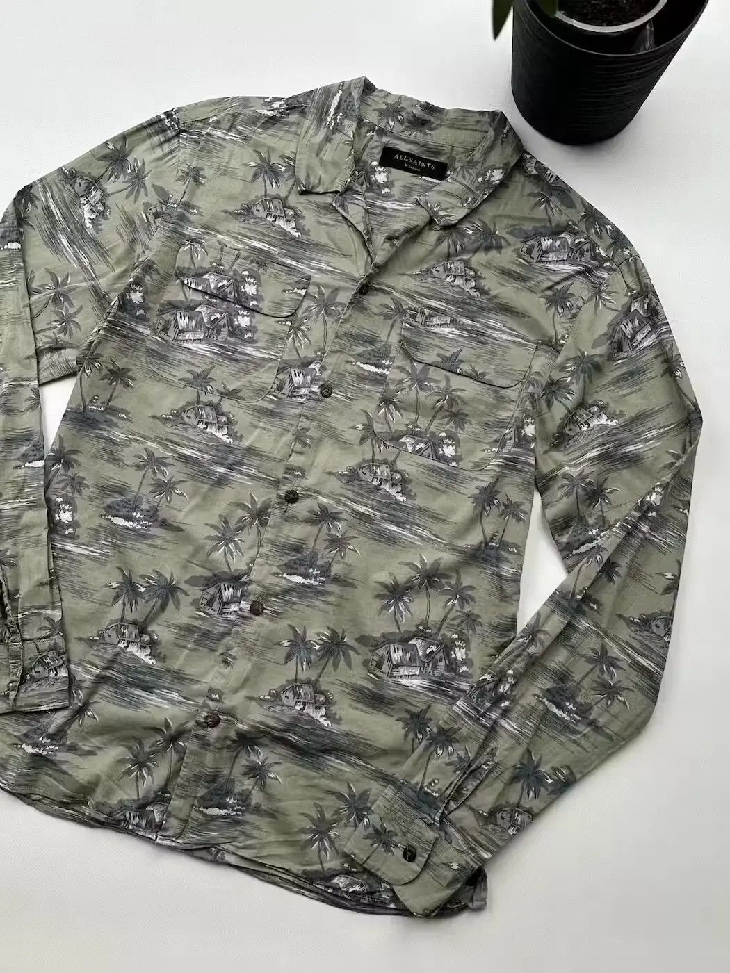 Allsaints Allsaints Vintage Printed Shirt Long Sleeve (313) Size US S / EU 44-46 / 1 - 3 Thumbnail