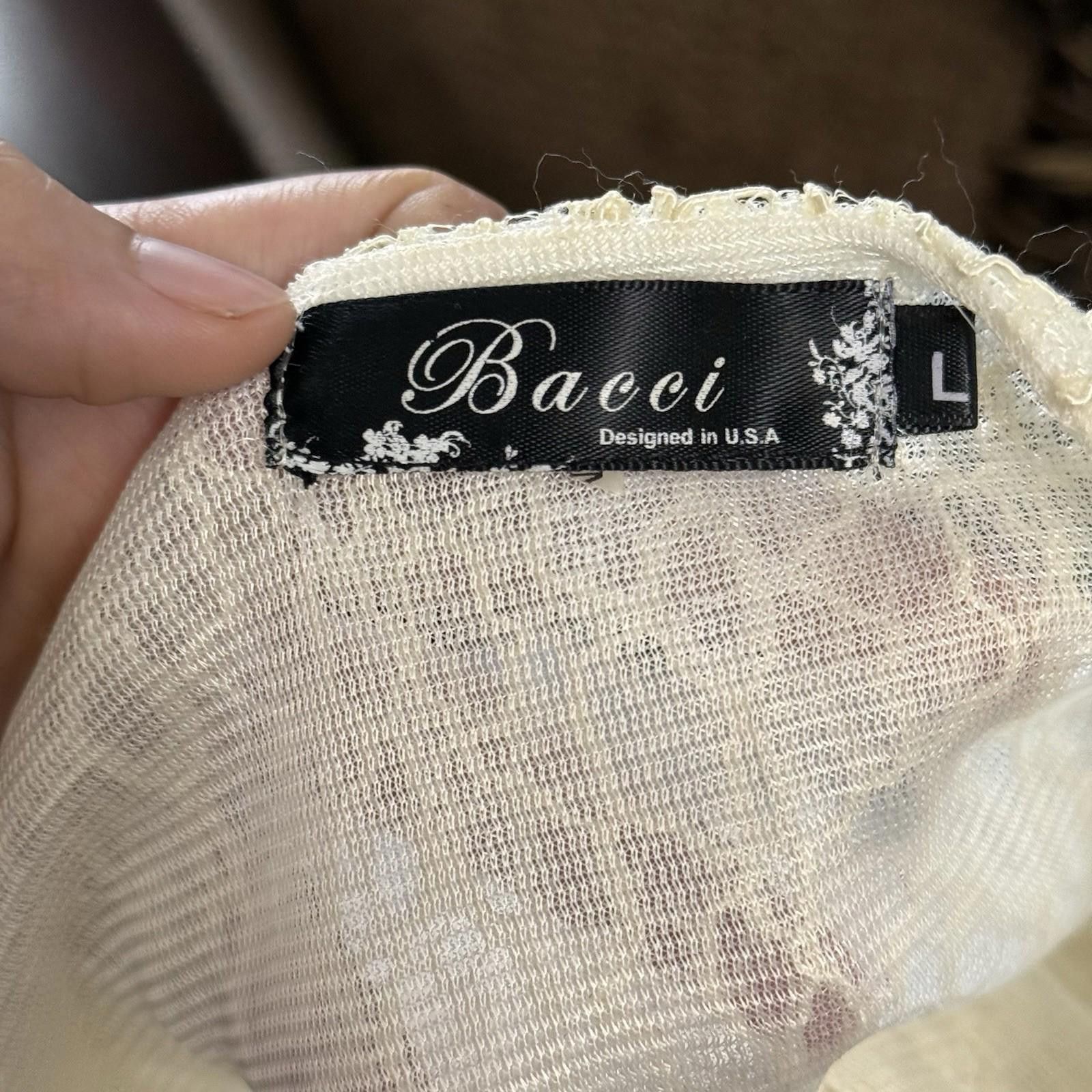 Bacco Bucci Bacci Lace y2k L Long sleeve Size L / US 10 / IT 46 - 6 Thumbnail