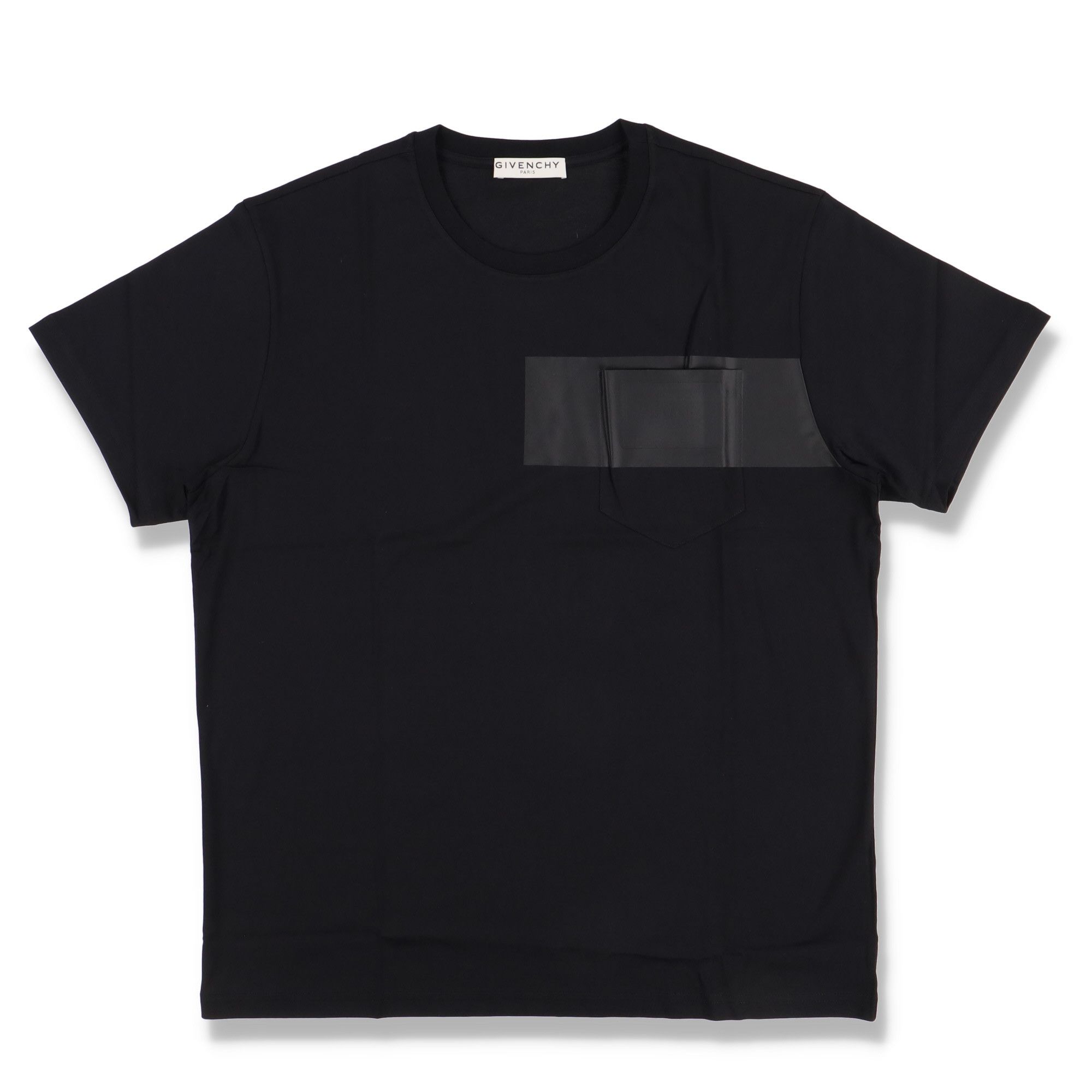 image of Givenchy Black 3D Logo Patch Pocket T-Shirt, Men's (Size Medium)