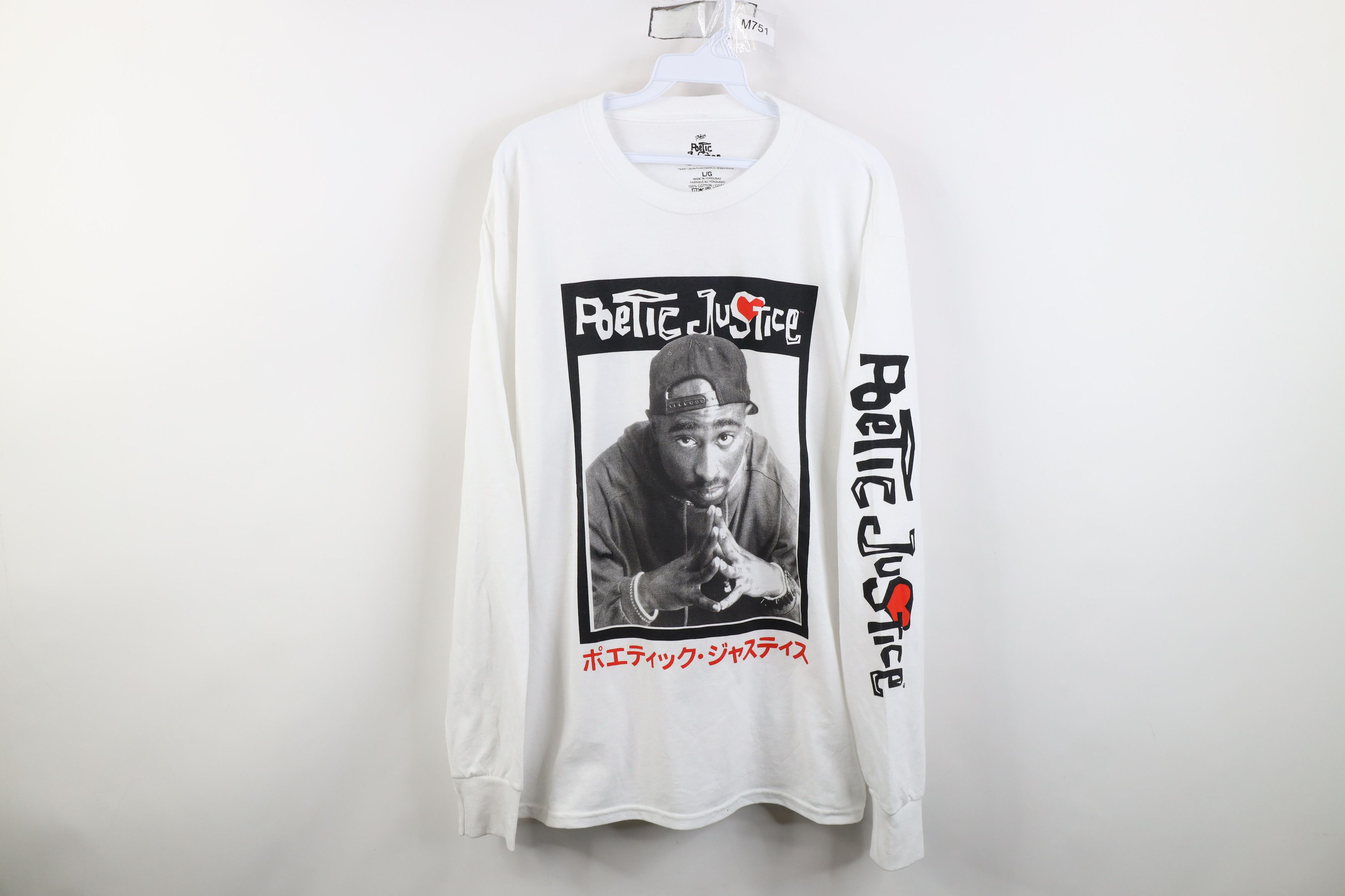 Vintage Y2K Streetwear Justice Japan Long Sleeve Rap Tee T-Shirt Size US L / EU 52-54 / 3 - 1 Thumbnail