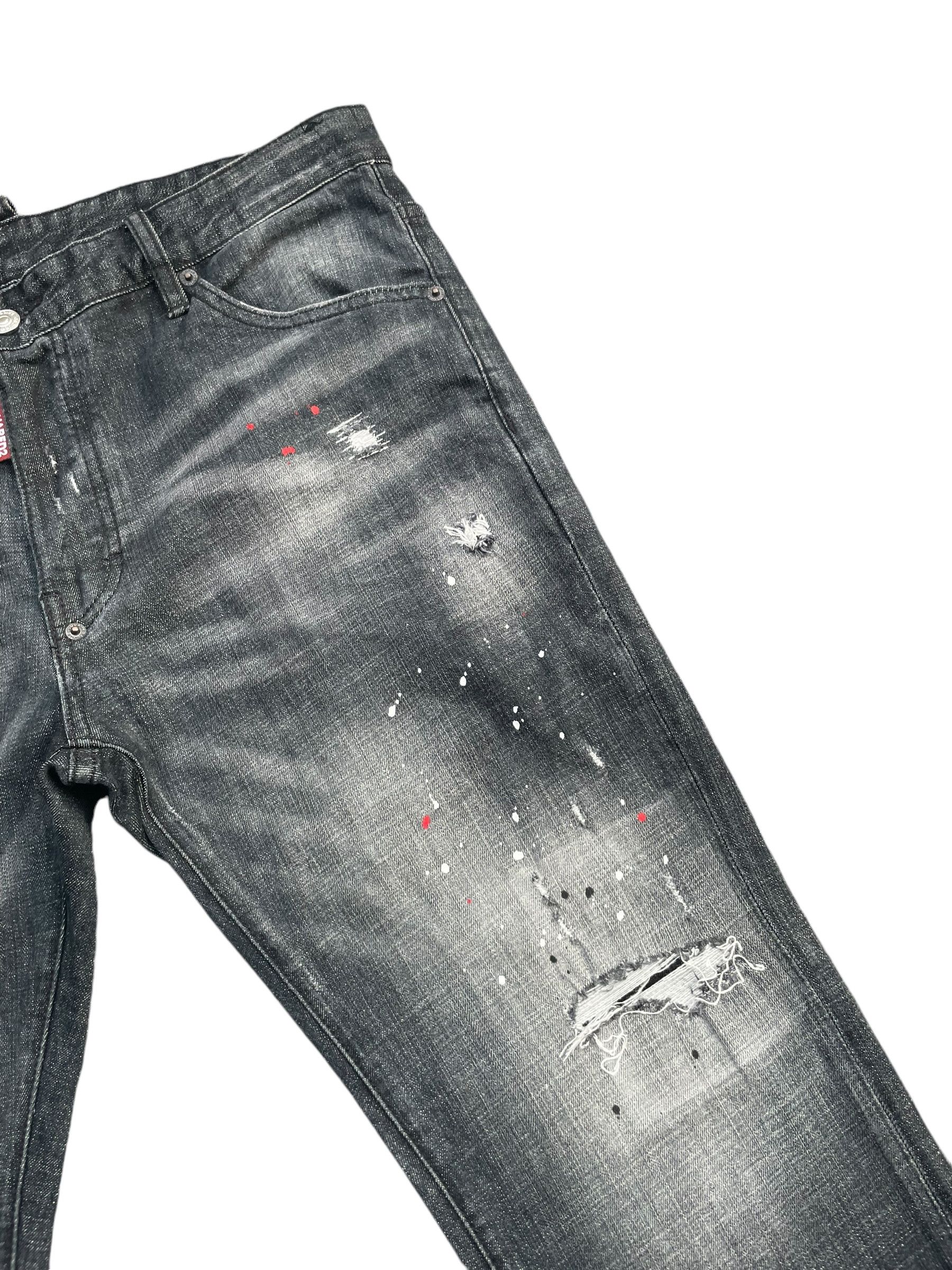 Designer Distresed Custom Dsquared2 Denim Size US 35 - 5 Thumbnail