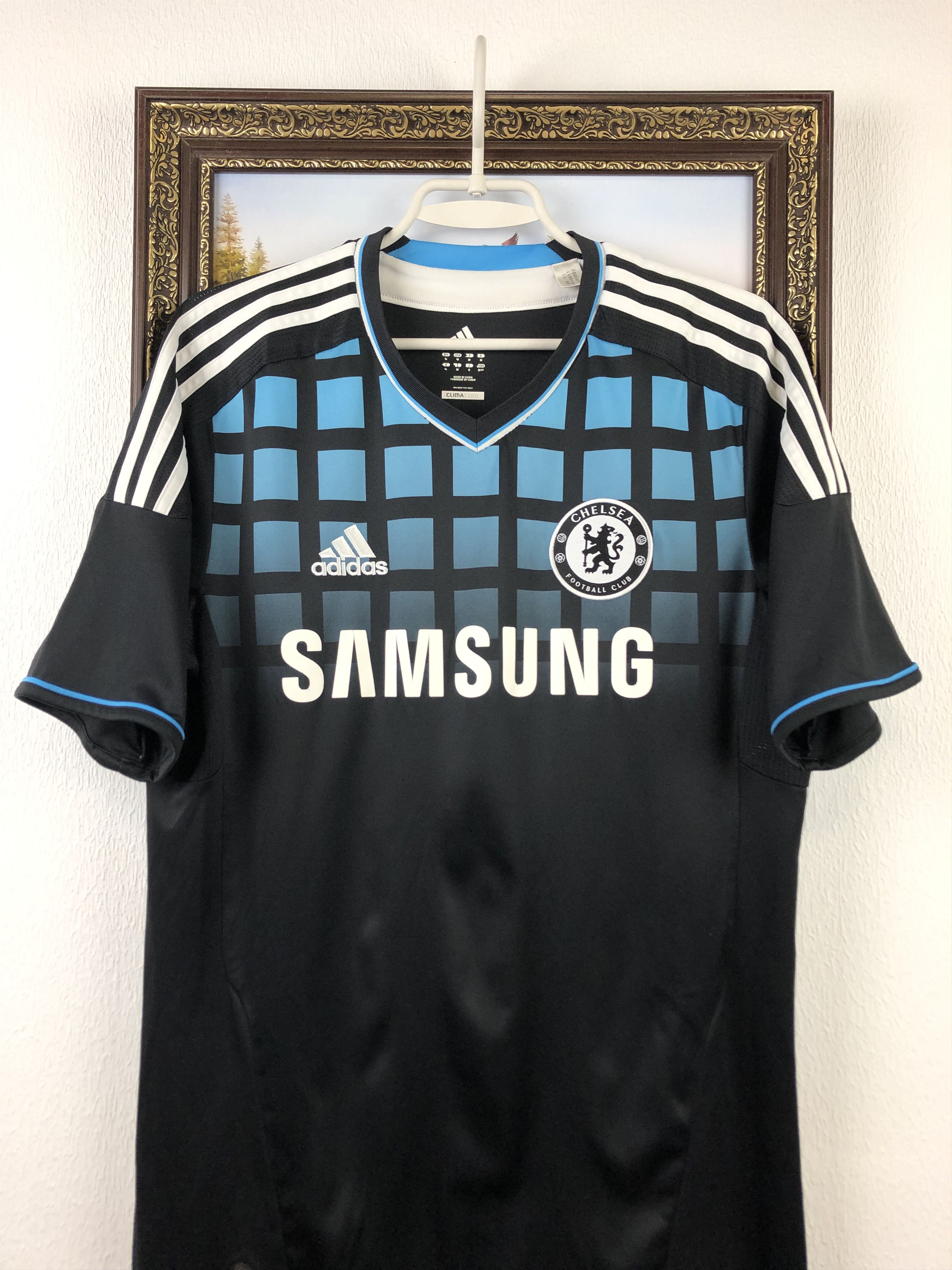 Adidas Chelsea Away football shirt 2011 Soccer Jersey Adidas Rare Size US M / EU 48-50 / 2 - 2 Thumbnail