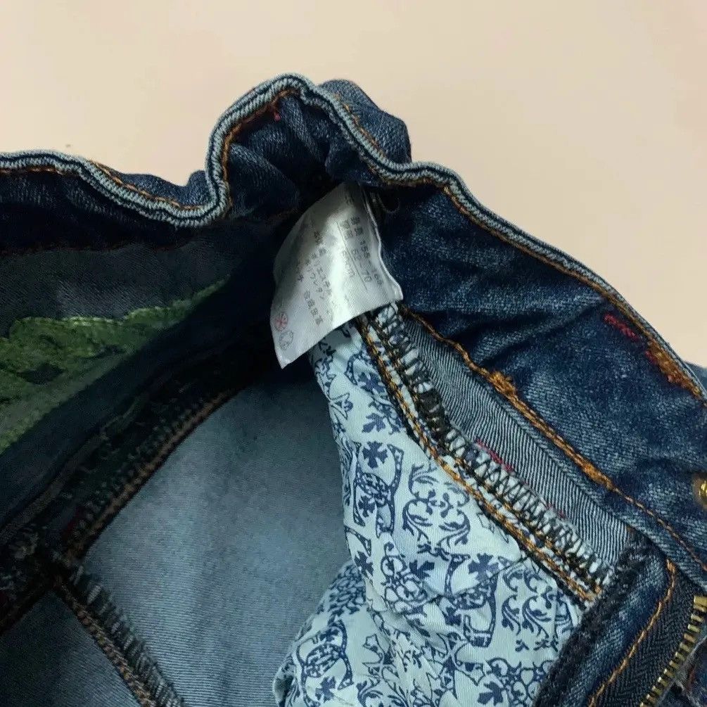 Japanese Brand 💥 RARE 💥 VINTAGE SAUCY BOT JEANS DOUBLE WAIST EMBROIDERY Size US 27 - 6 Thumbnail