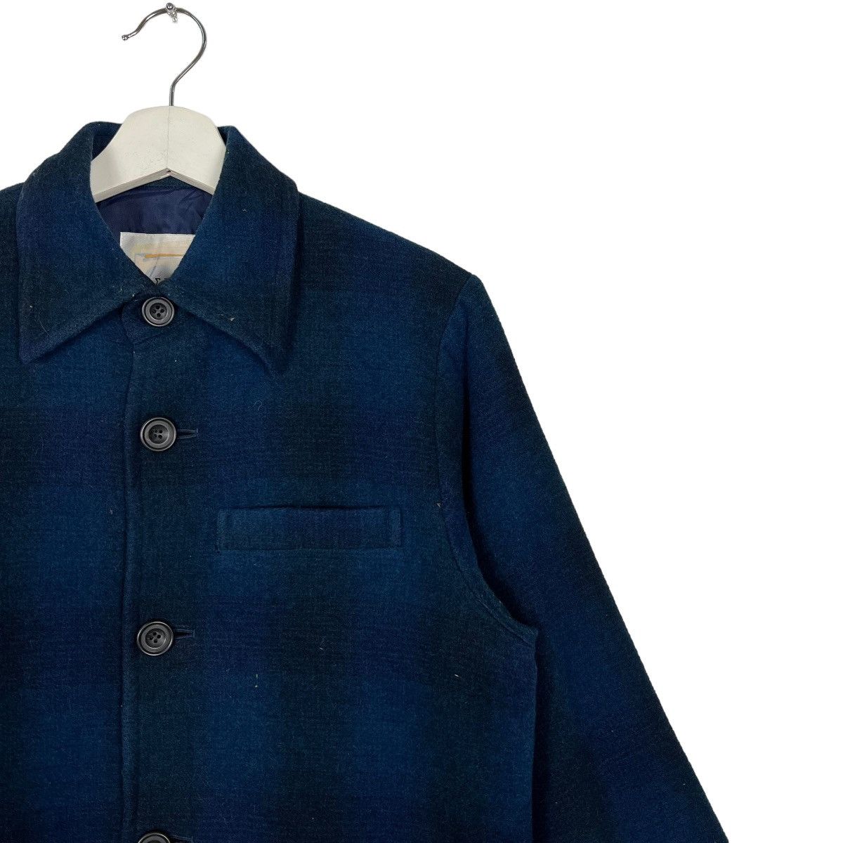 Issey Miyake 🔥 EXOAH SKOLE SHODOW PLAID WOOL JACKET Size US M / EU 48-50 / 2 - 6 Thumbnail