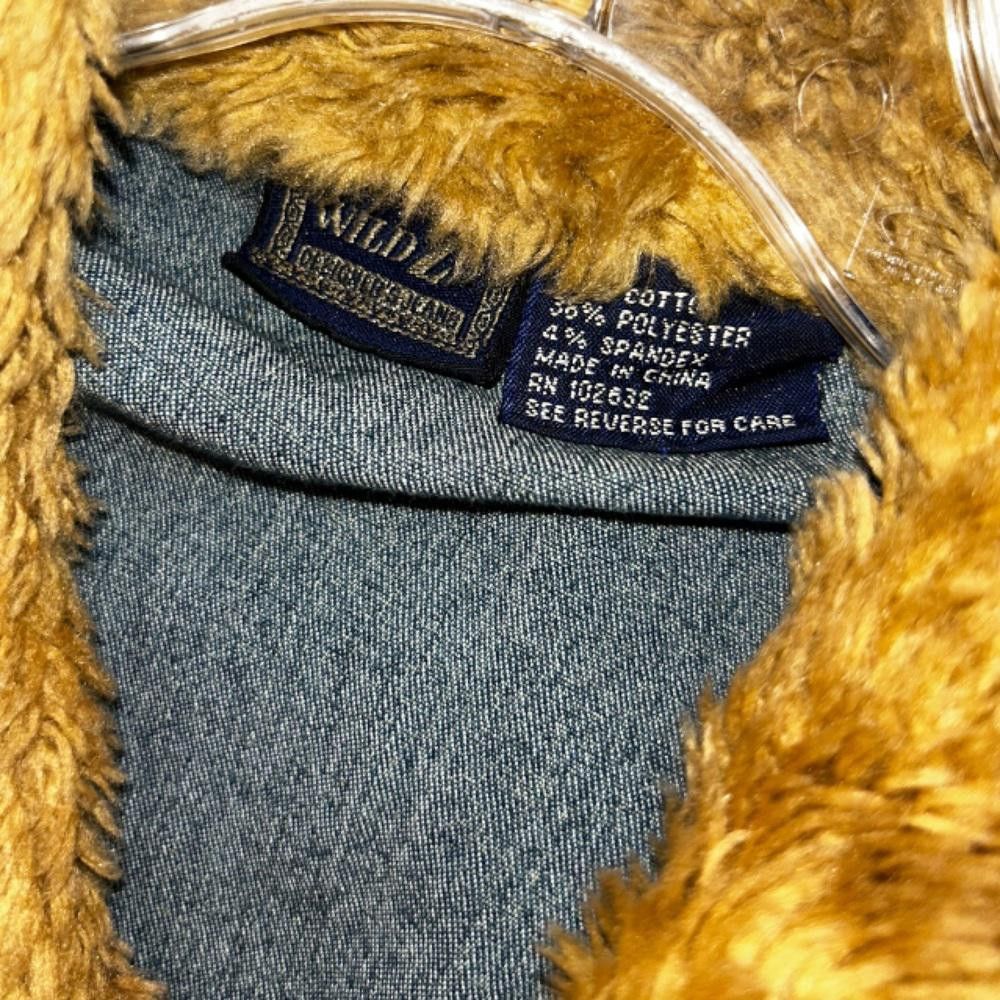 Designer Denim Jacket W Faux Fur Size 3X Size 3XL / US 20-22 - 7 Thumbnail