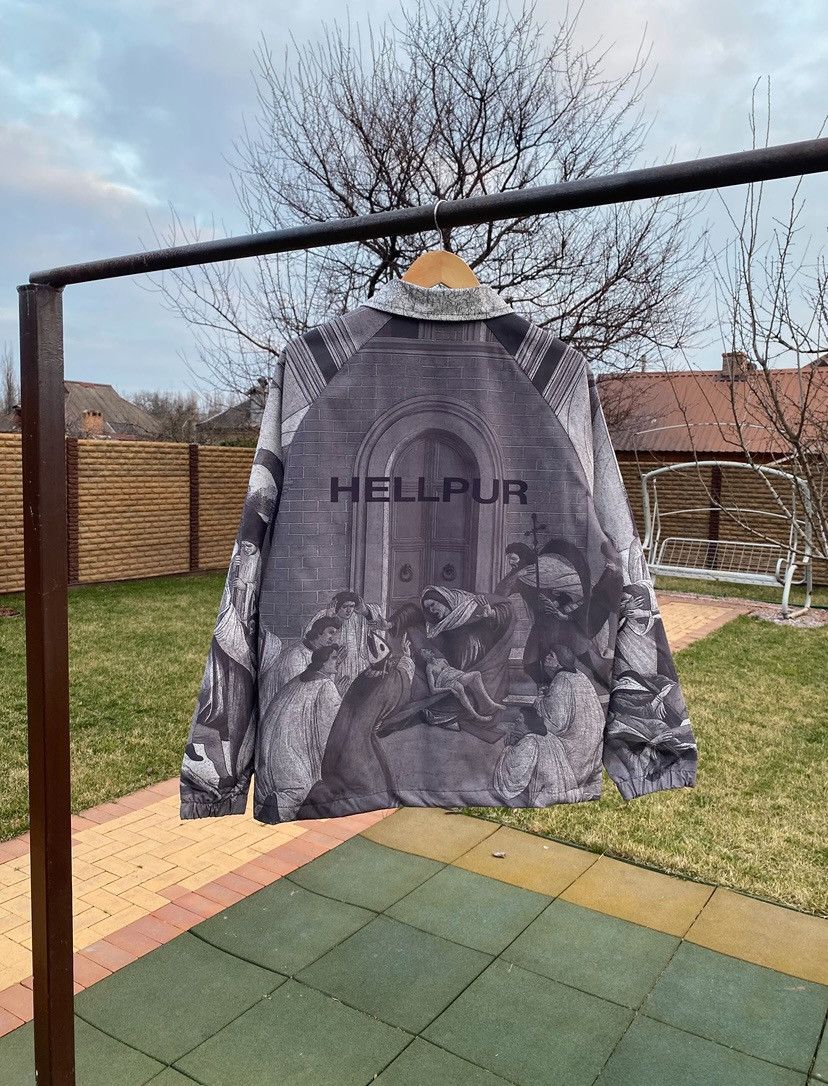 Vintage Hellpur Religious Art Print Windbreaker Jacket, Size L Size US L / EU 52-54 / 3 - 5 Thumbnail