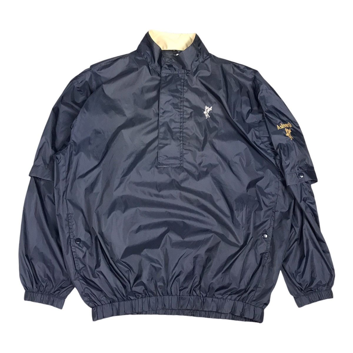 Ashworth × Japanese Brand × Vintage Ashworth light Jacket navy jacket Size US L / EU 52-54 / 3 - 1 Thumbnail